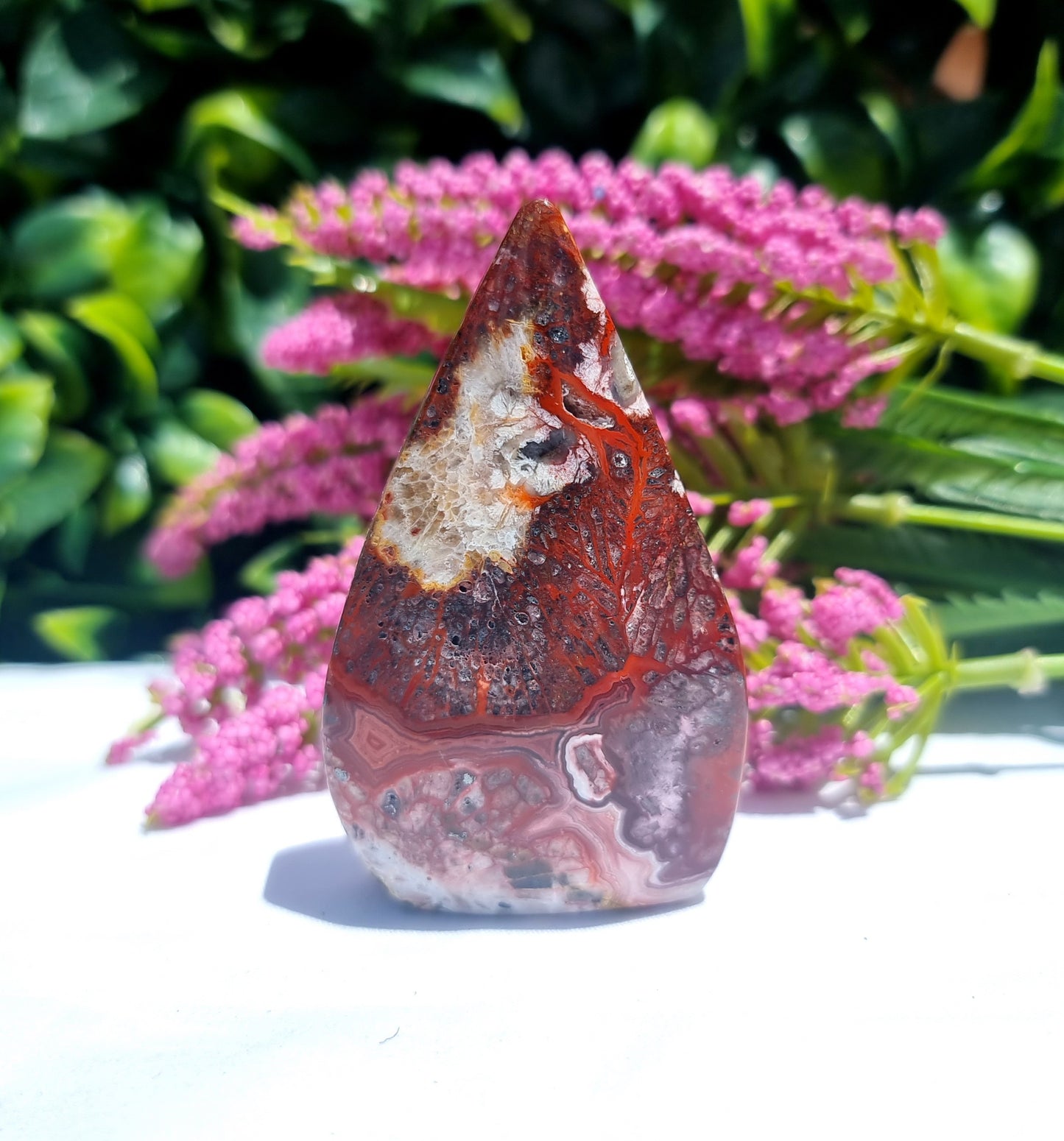 Mexican Lace Agate Flame