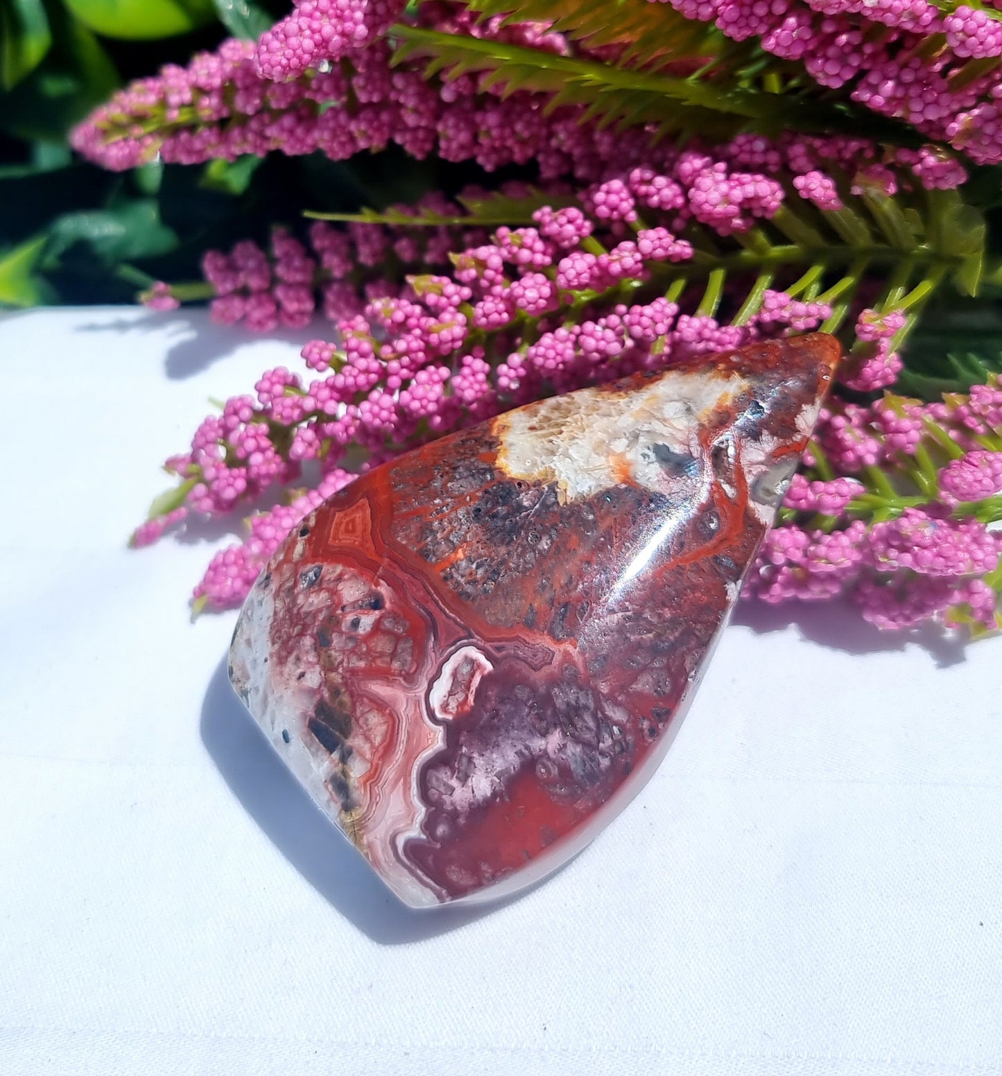 Mexican Lace Agate Flame