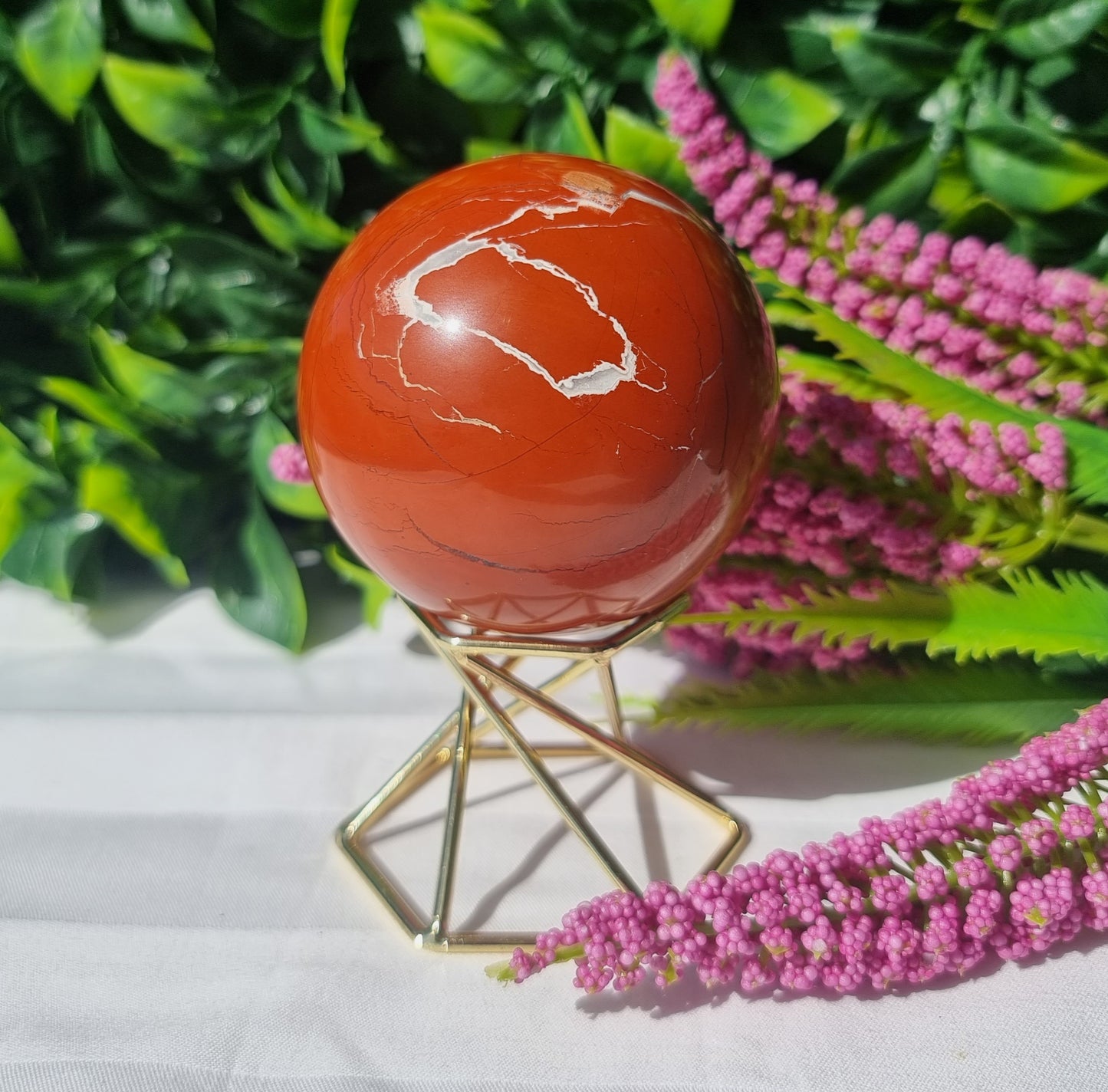 Red Jasper Sphere