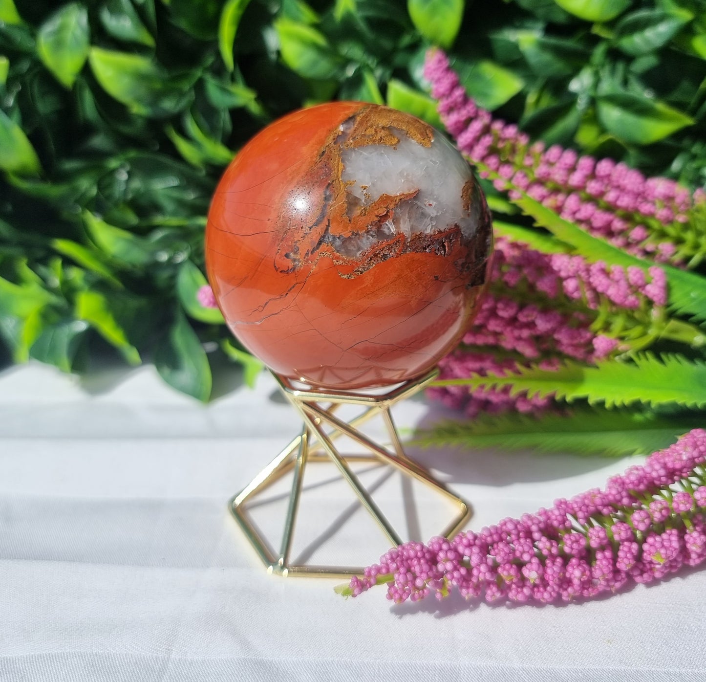 Red Jasper Sphere