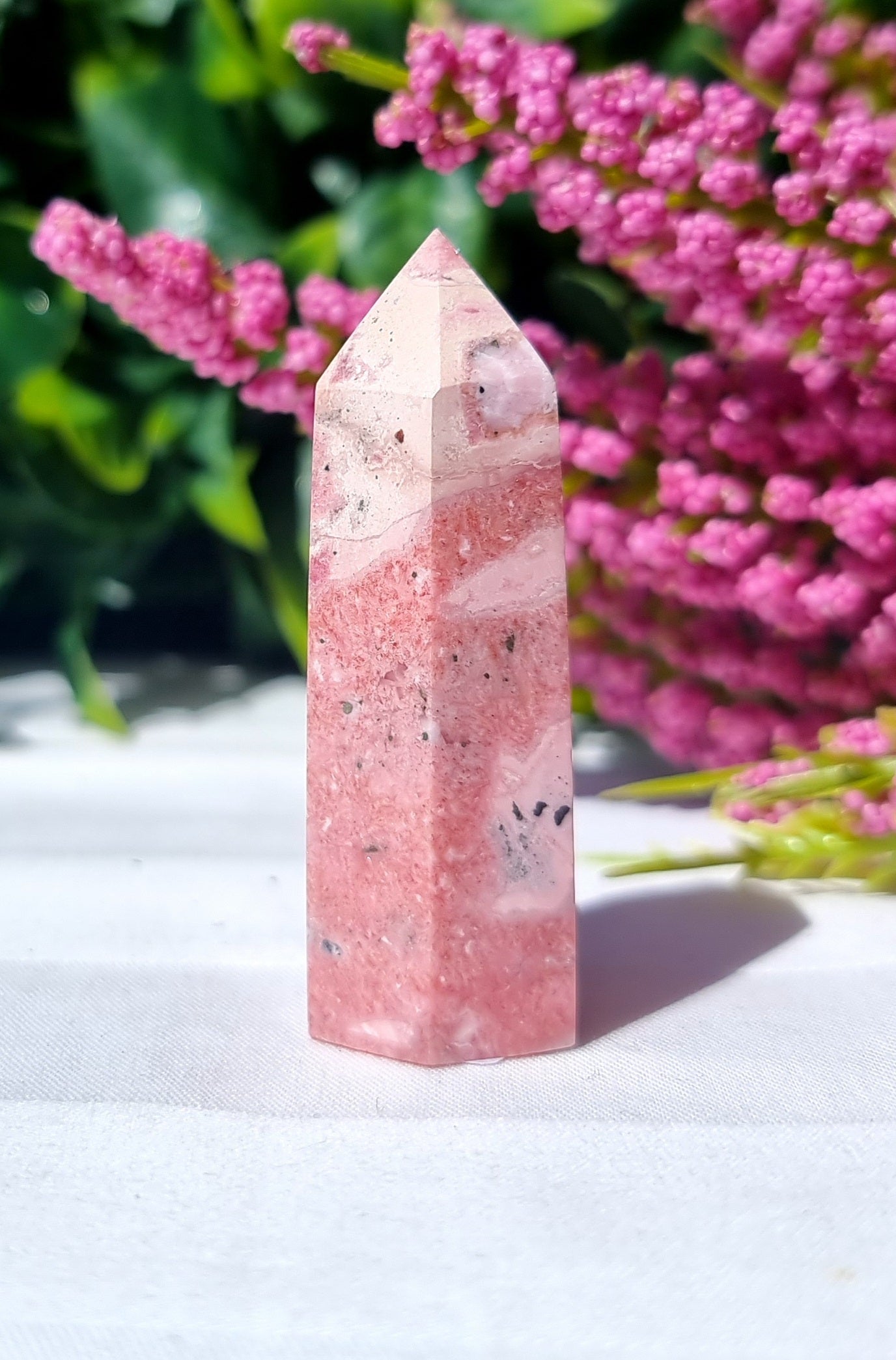 Rhodochrosite Point