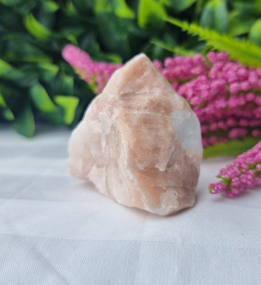 Pink Calcite Polished Raw