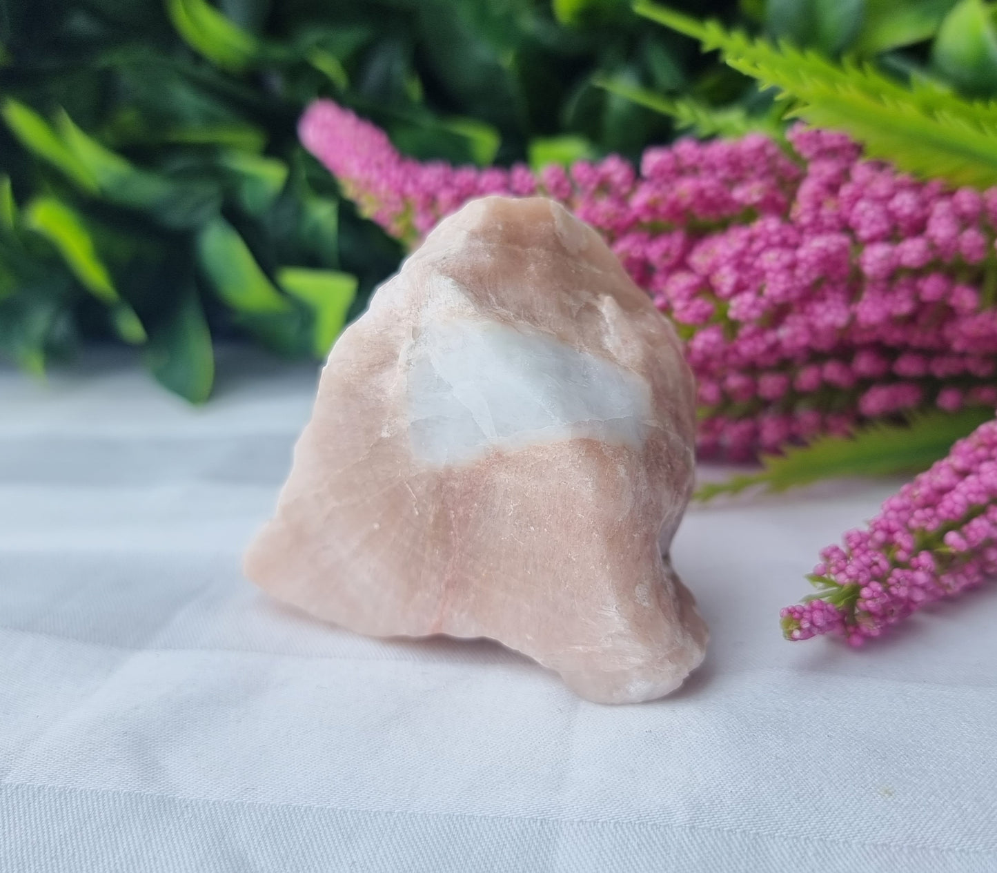 Pink Calcite Polished Raw