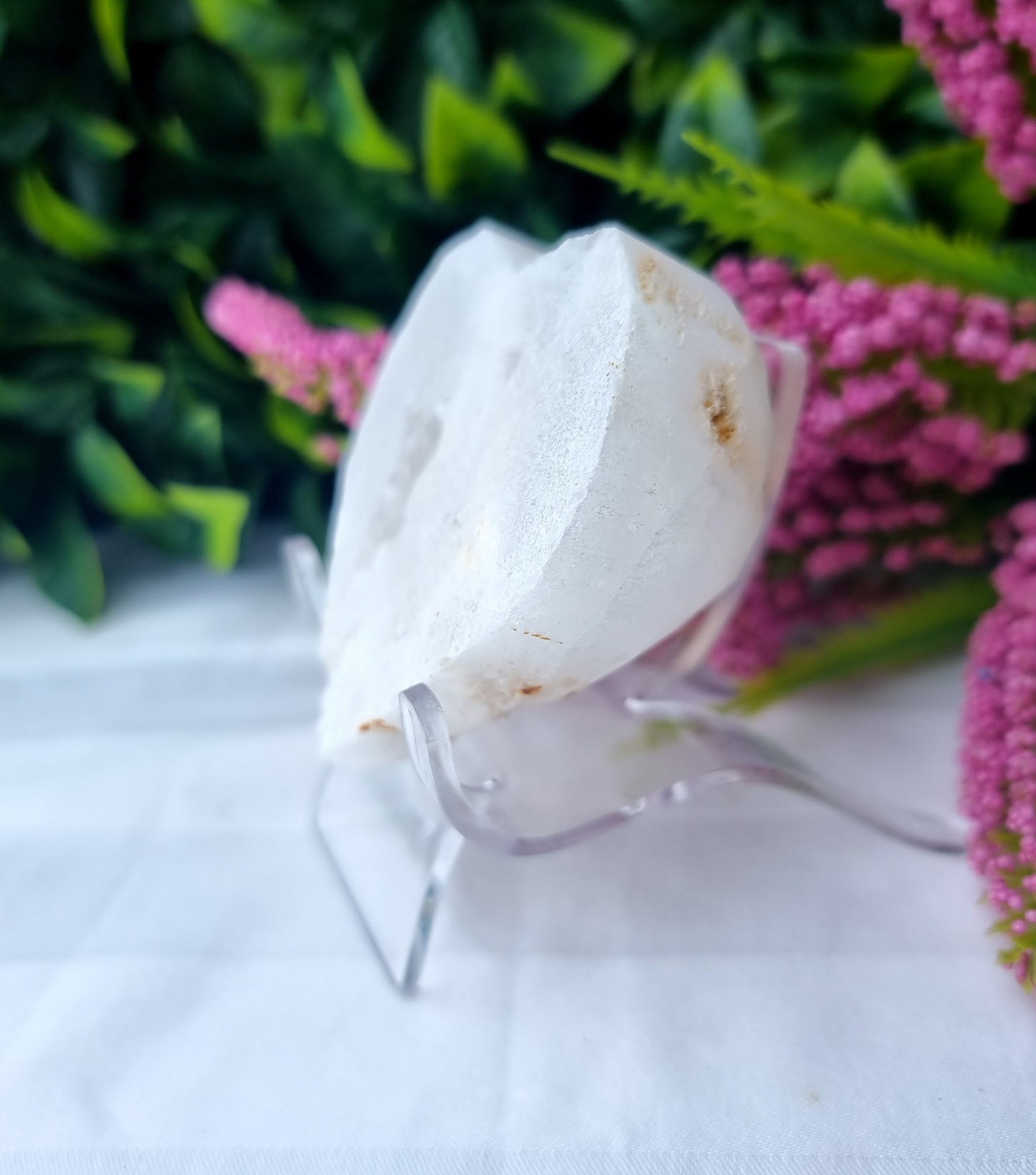 Druzy Quartz Heart