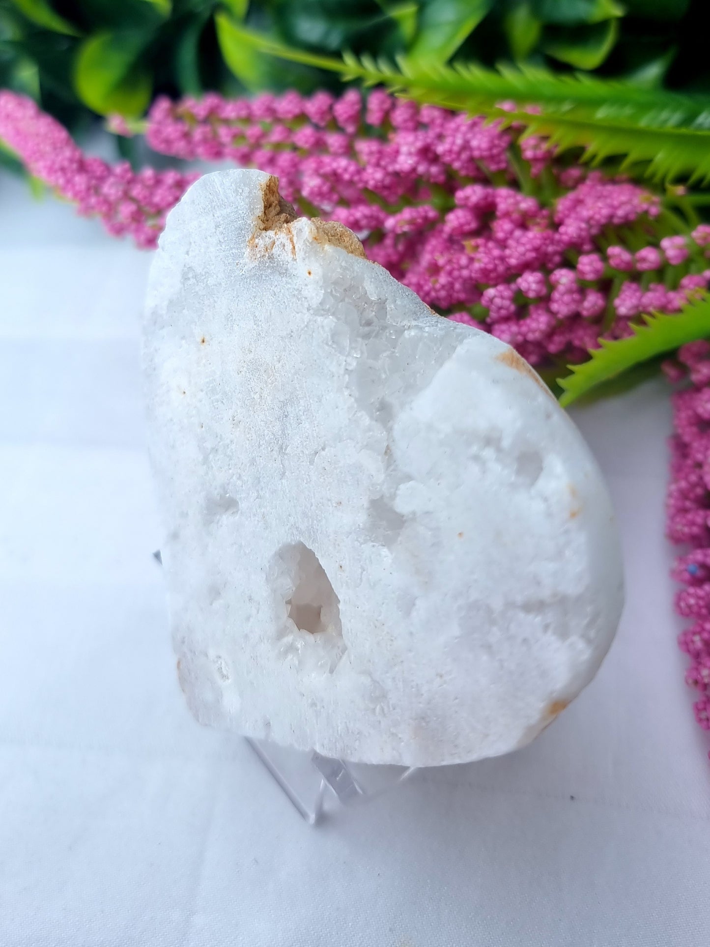 Druzy Quartz Heart