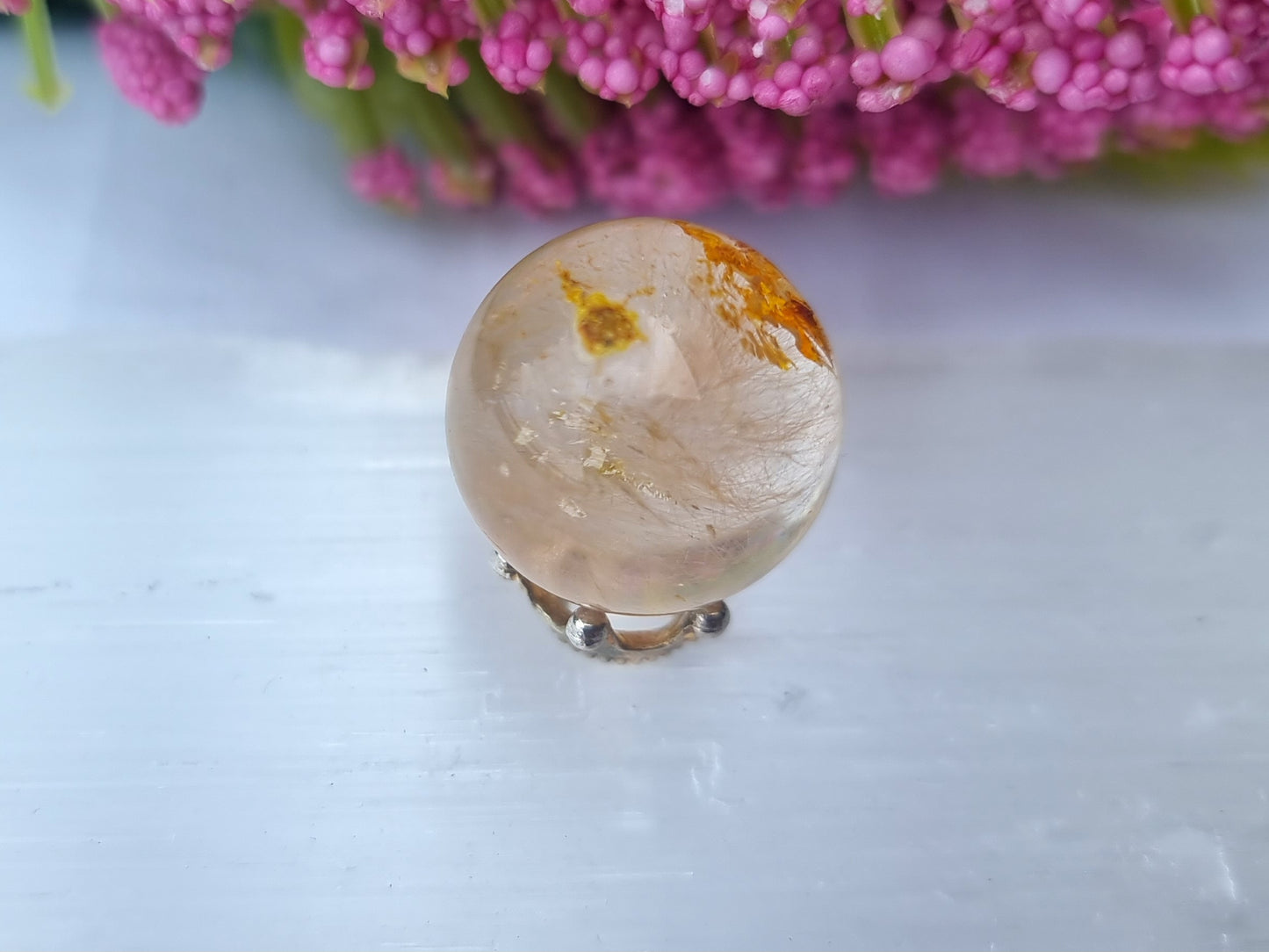 Gold Rutilated Quartz Mini Sphere