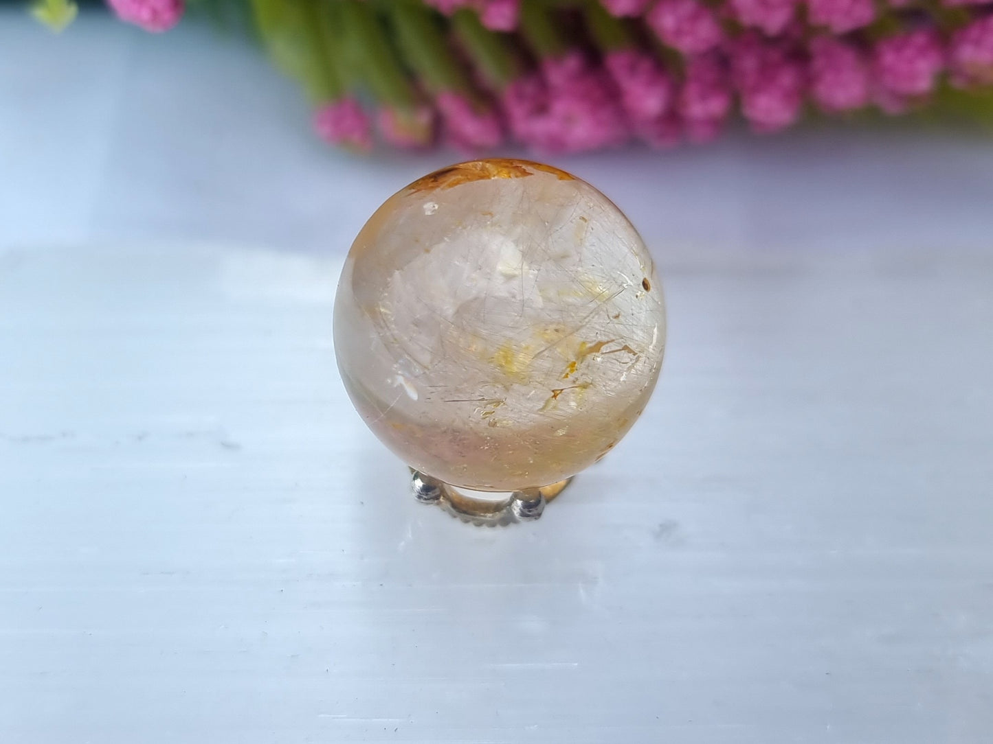 Gold Rutilated Quartz Mini Sphere