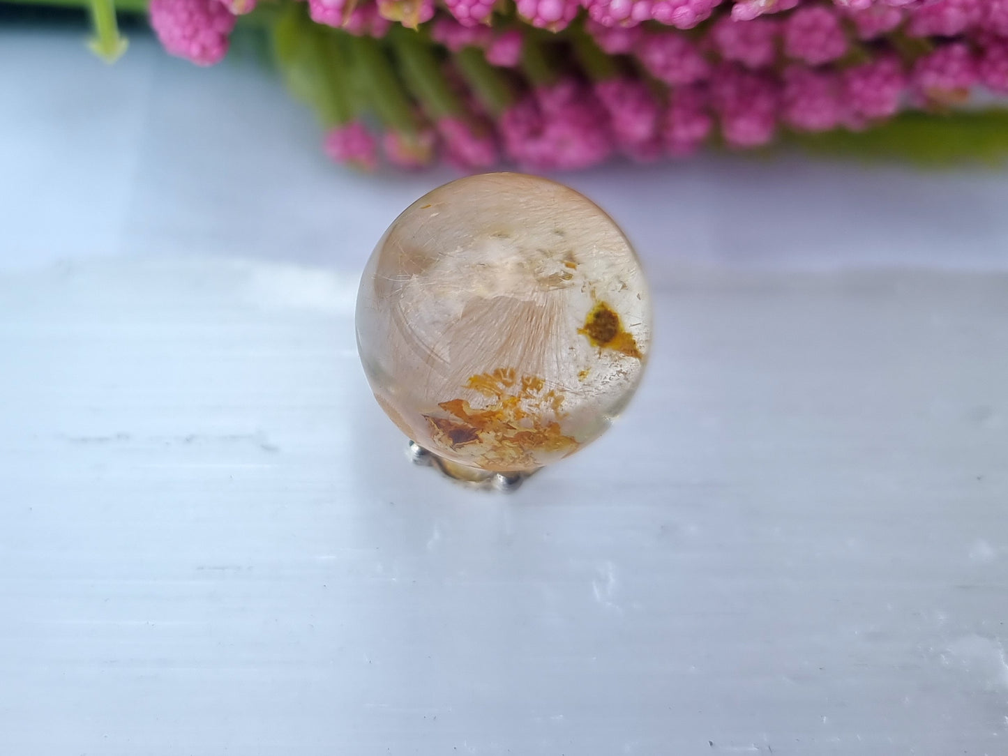 Gold Rutilated Quartz Mini Sphere