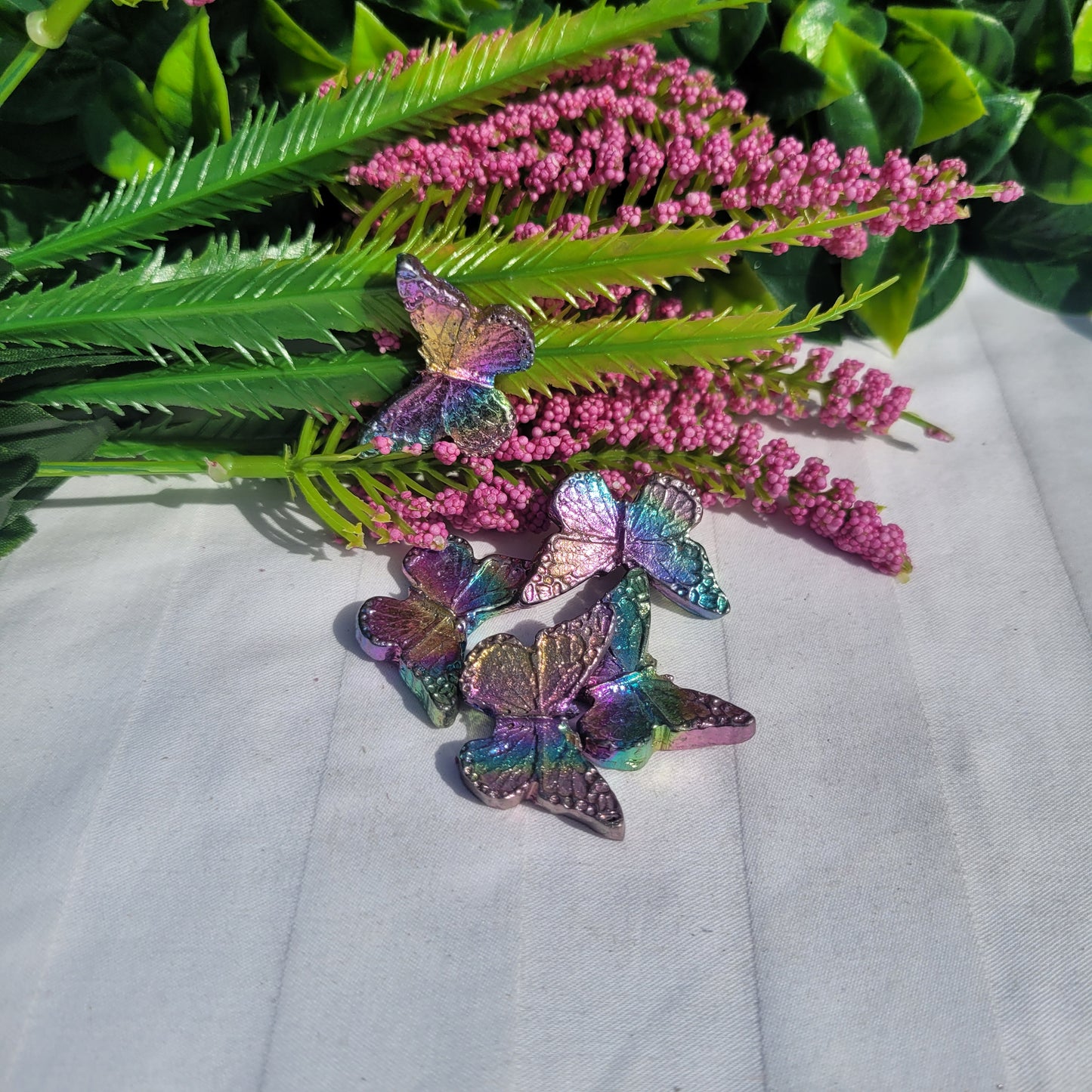 Bismuth Butterfly Carvings