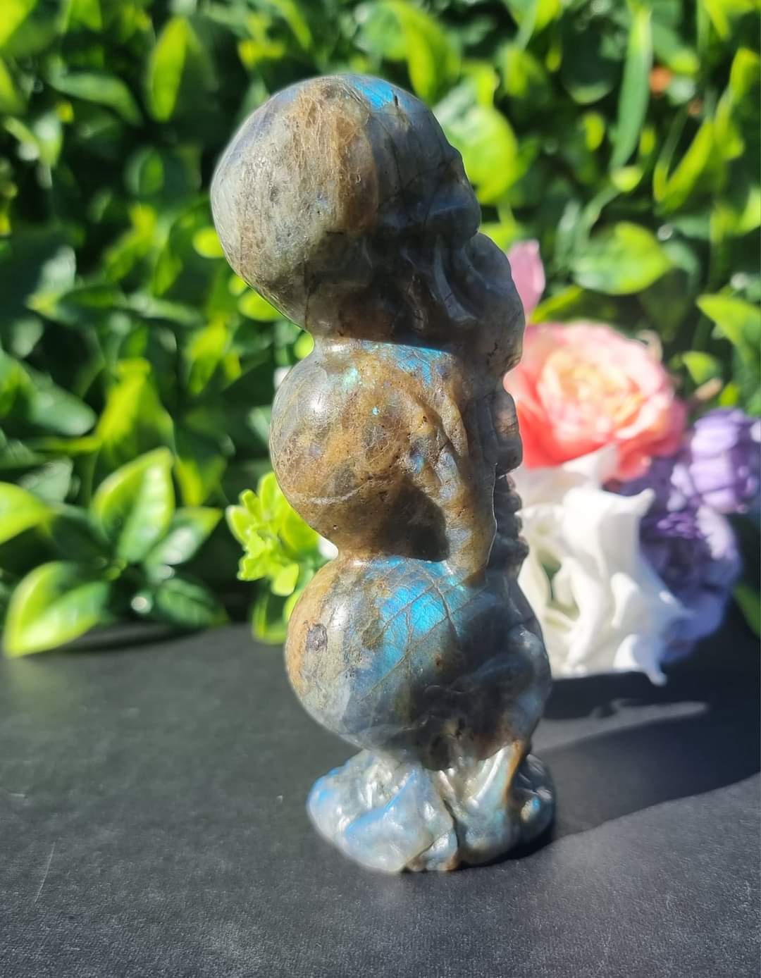 Labradorite Skull