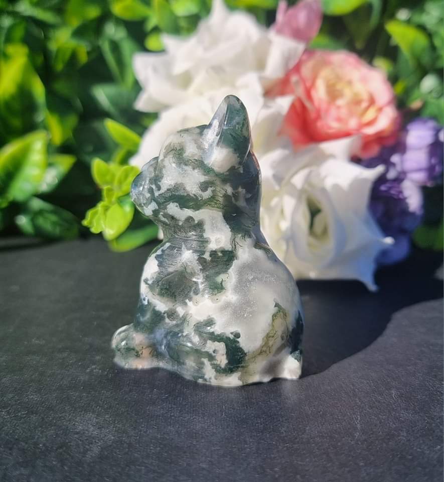 Moss Agate French Bulldog