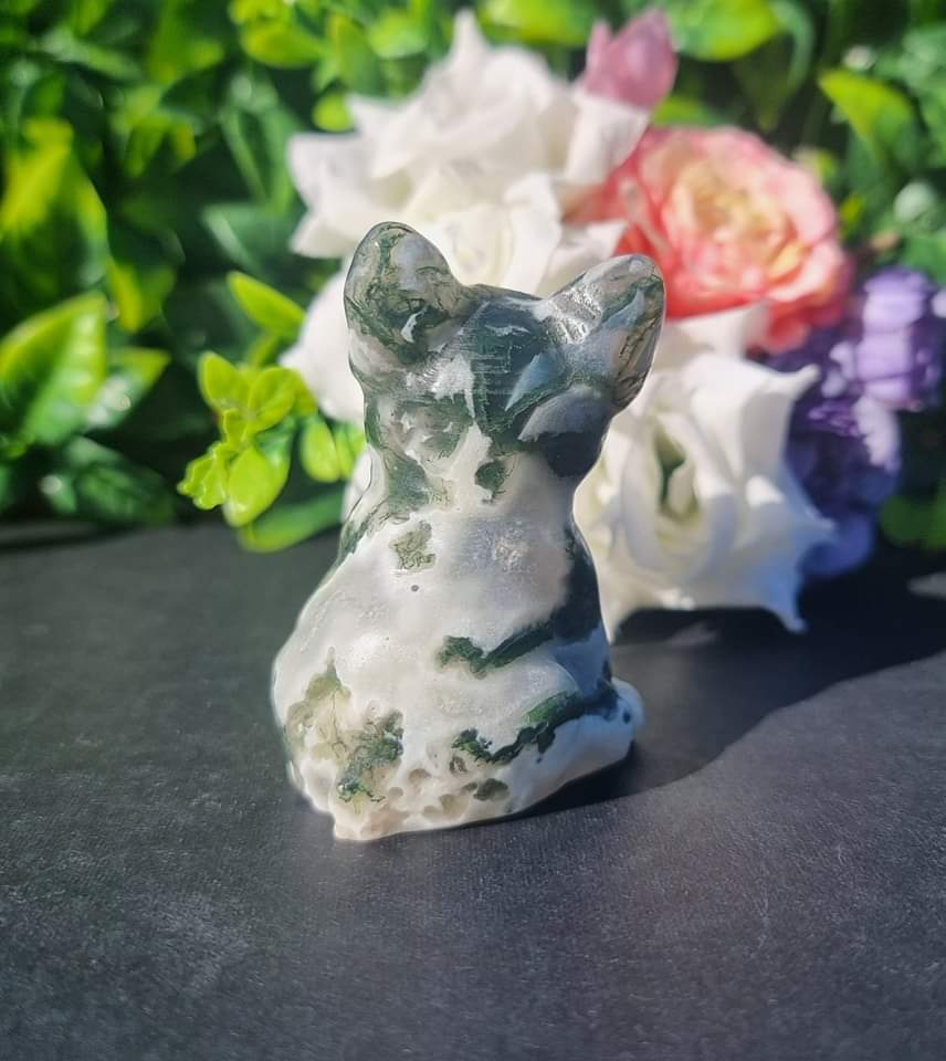 Moss Agate French Bulldog