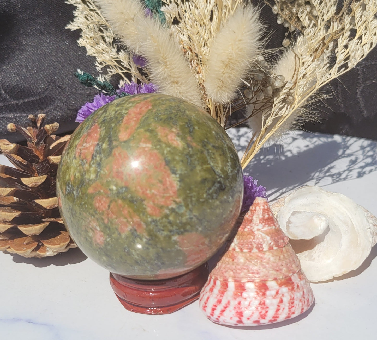 Unakite Sphere