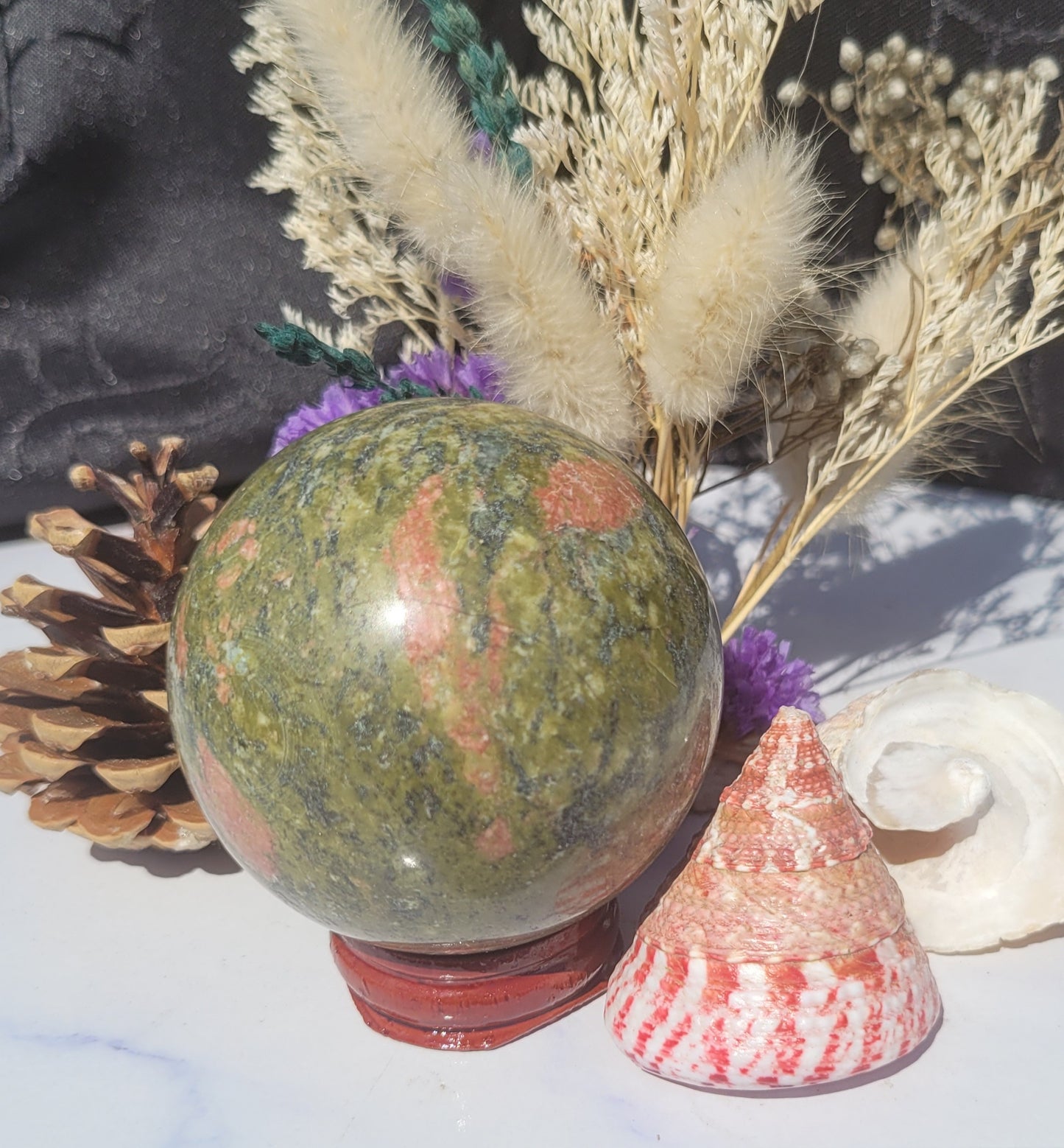 Unakite Sphere