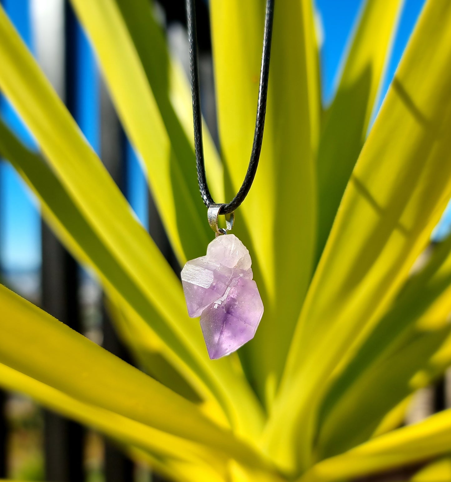 Raw Amethyst Necklace