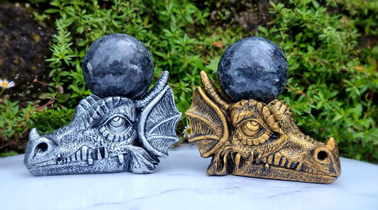 Dragon Head Sphere Stand