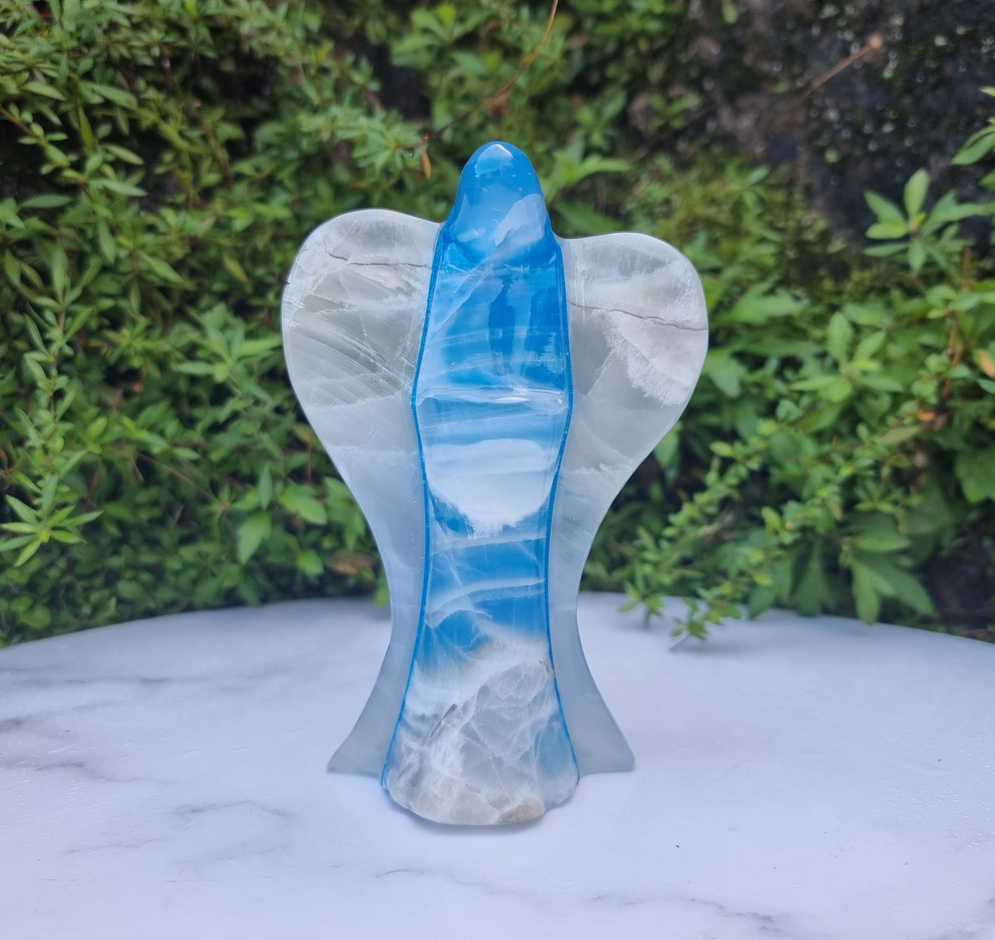 Dyed Blue Onyx Angel