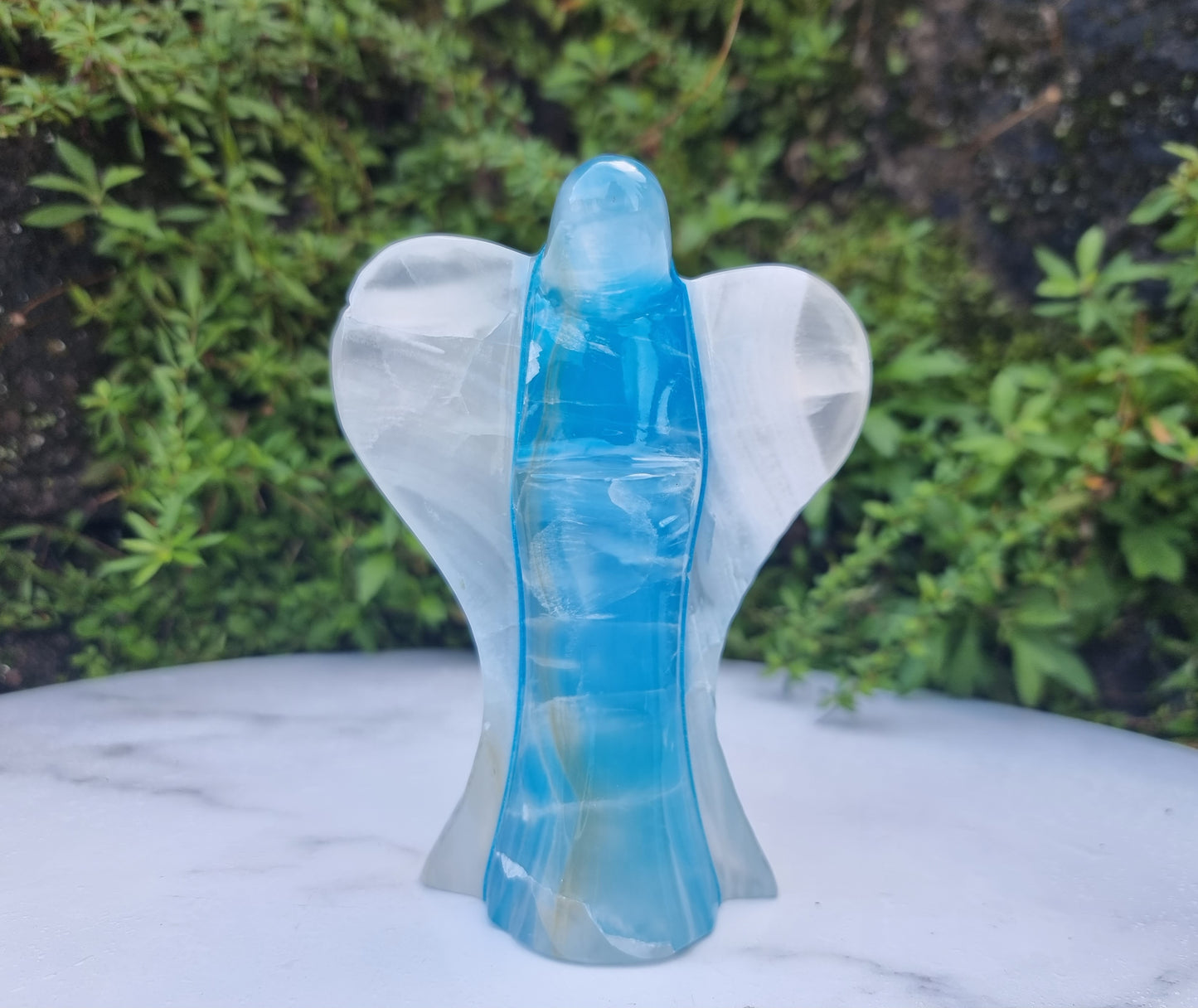 Dyed Blue Onyx Angel