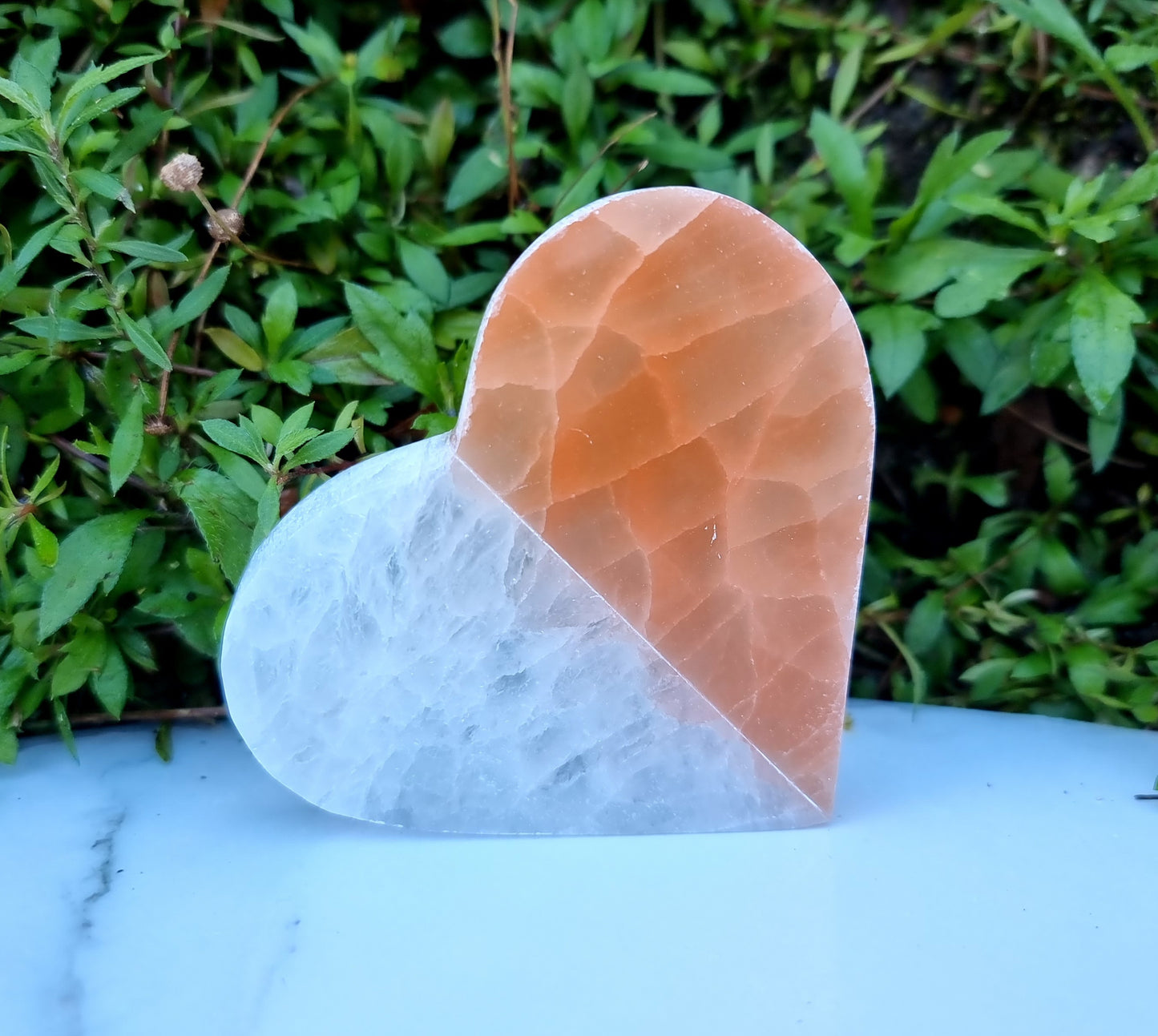 Selenite Hearts