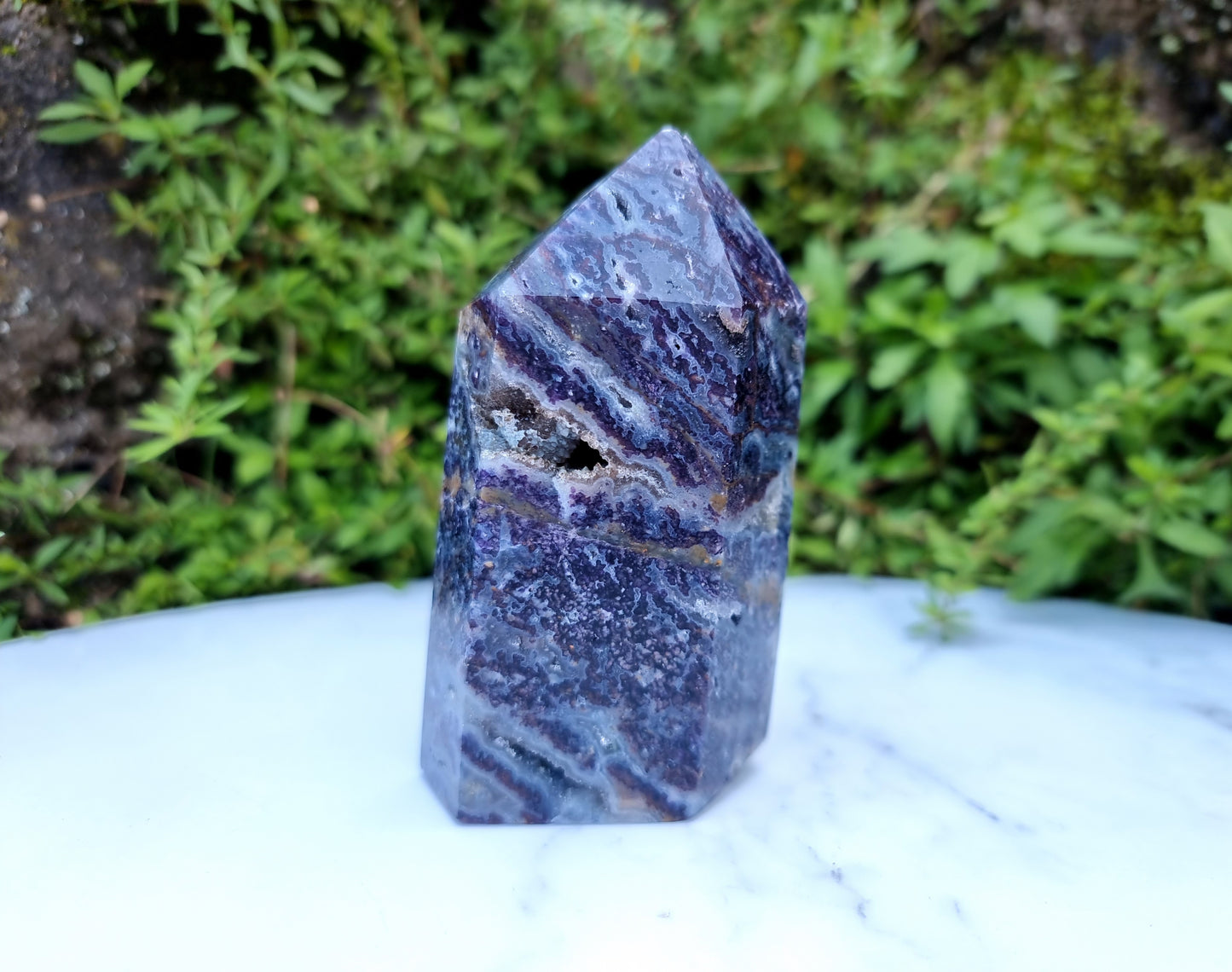 Brecciated Fluorite Tower