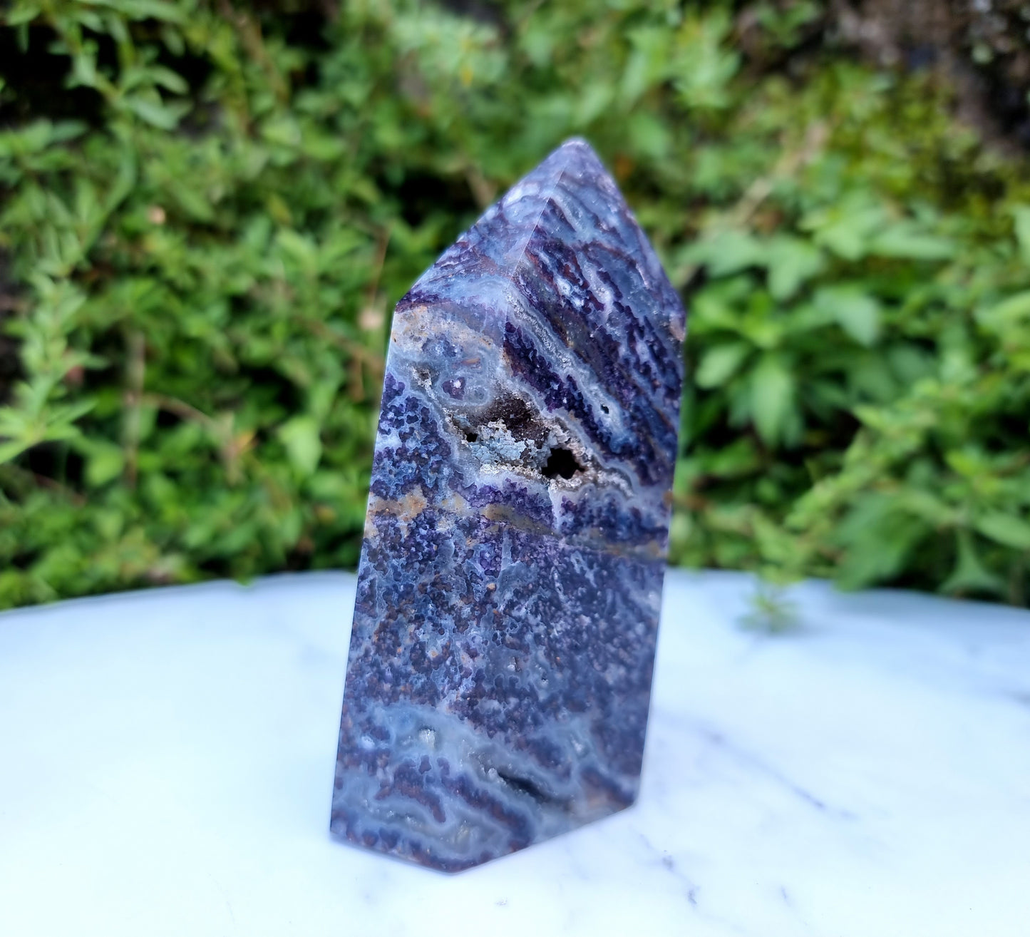 Brecciated Fluorite Tower