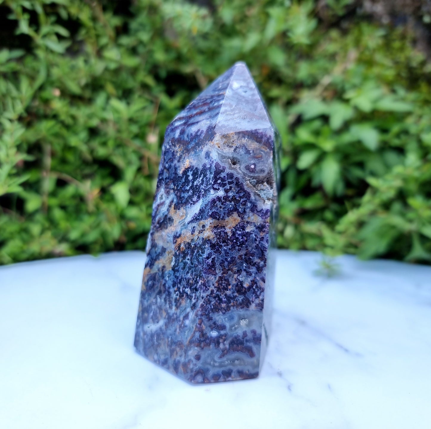 Brecciated Fluorite Tower