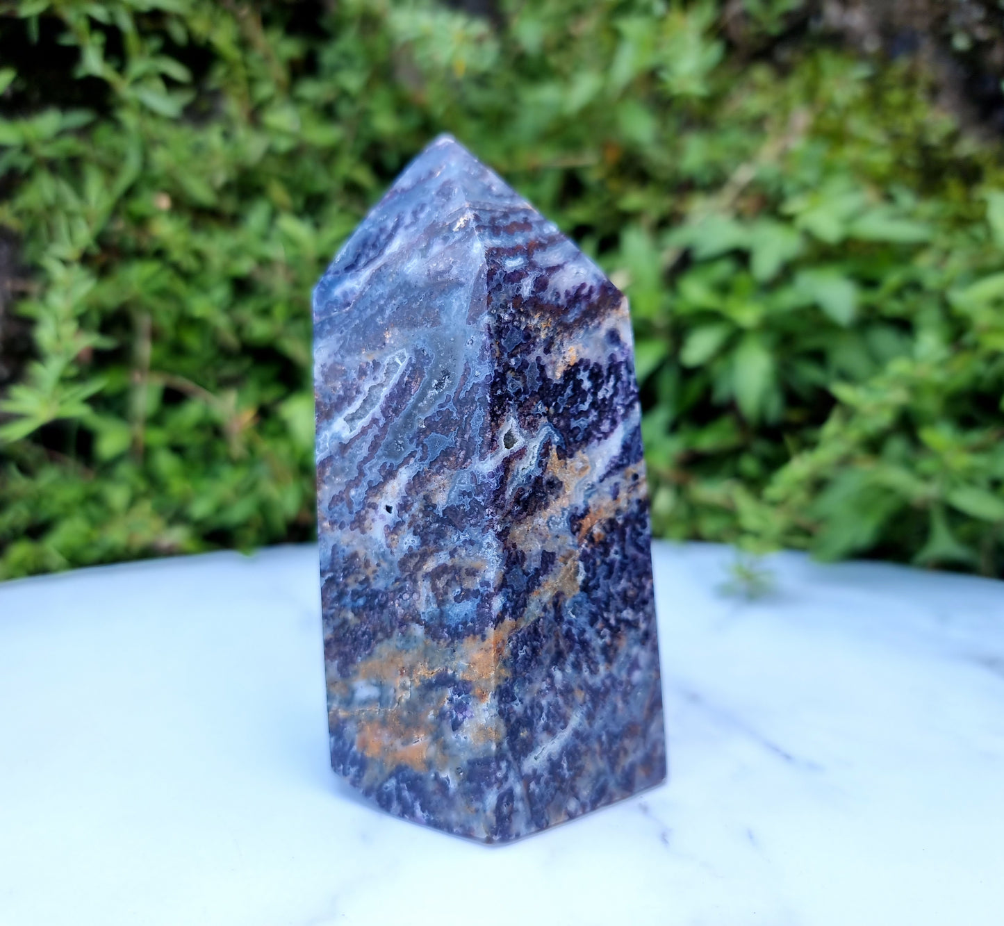 Brecciated Fluorite Tower