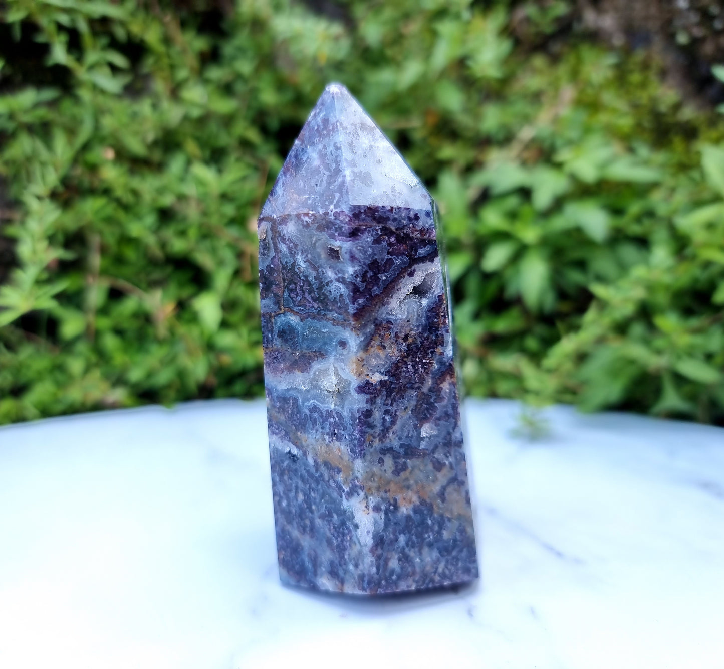 Brecciated Fluorite Tower