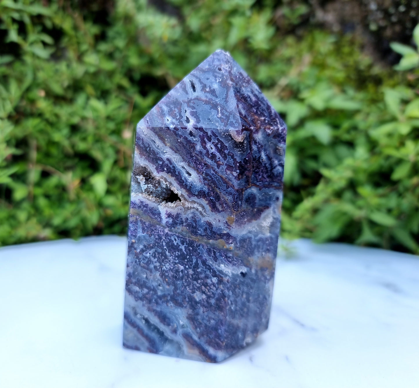 Brecciated Fluorite Tower