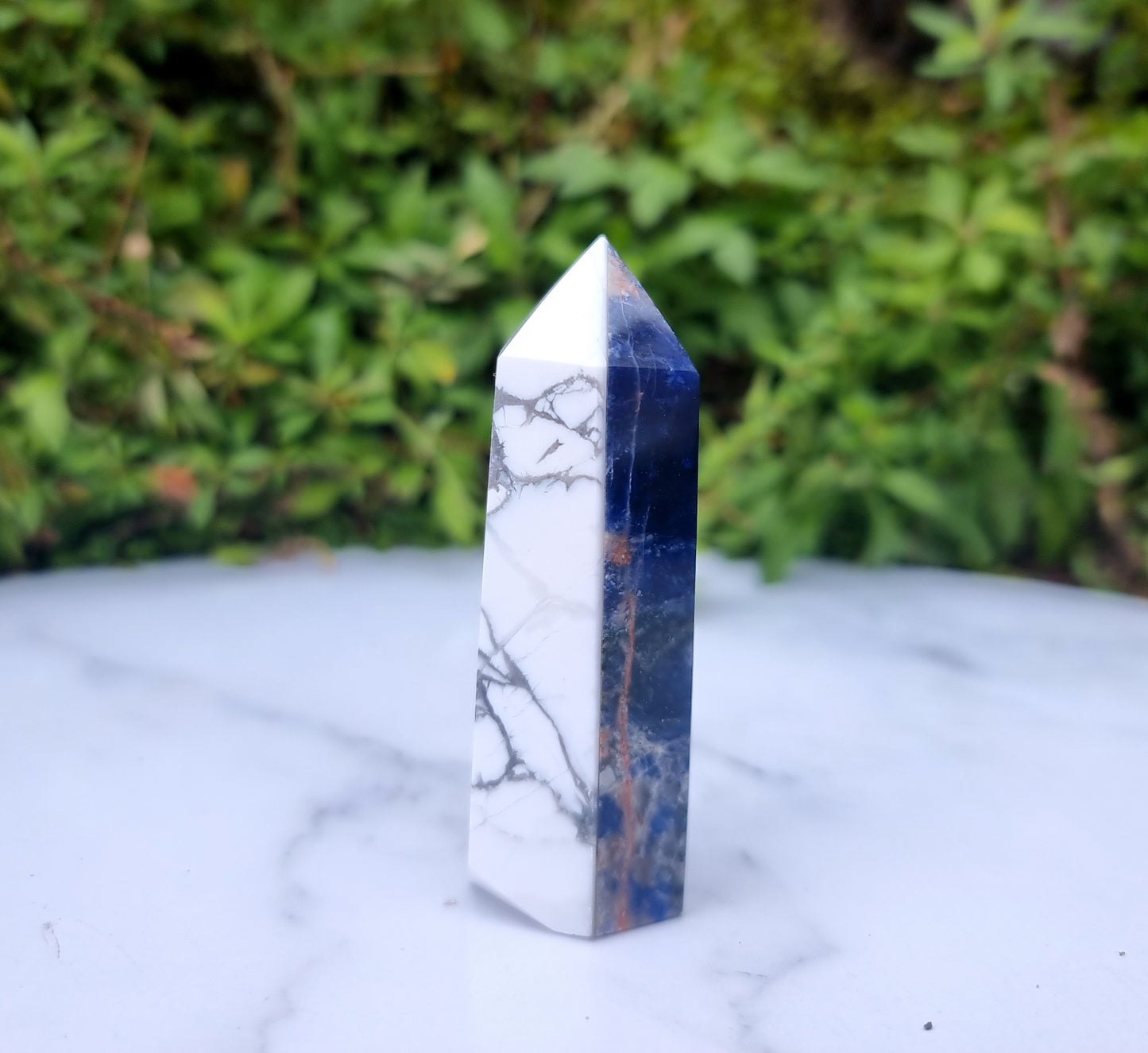 Sodalite & Howlite Point