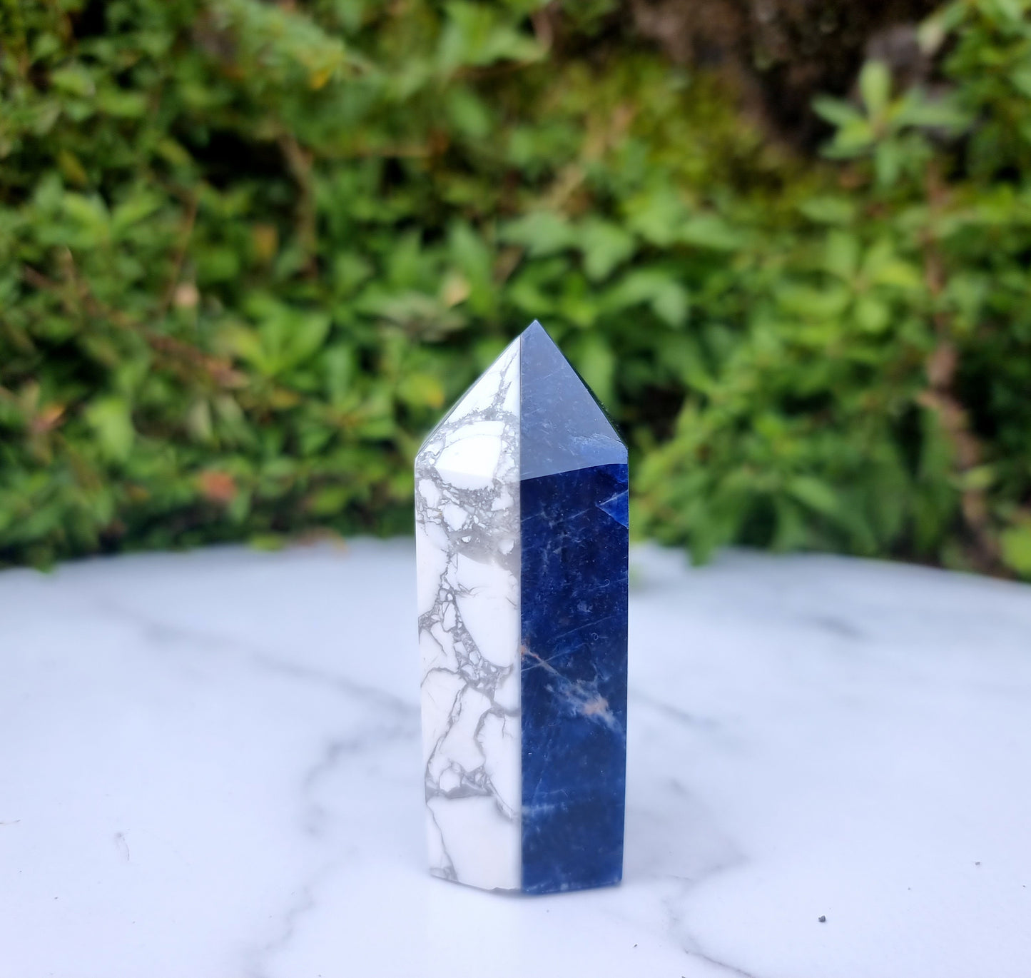 Sodalite & Howlite Point