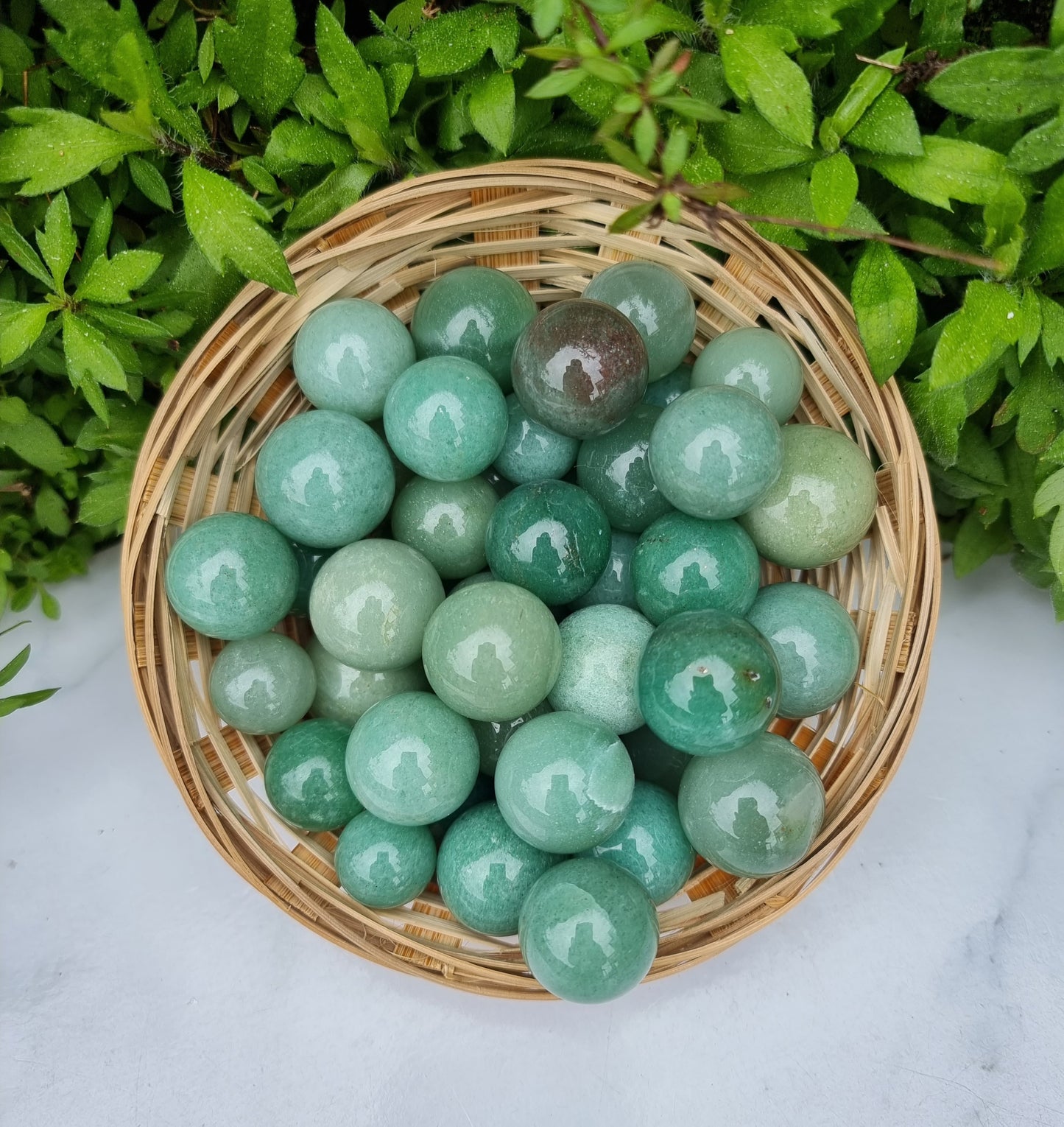 Green Aventurine Mini Spheres