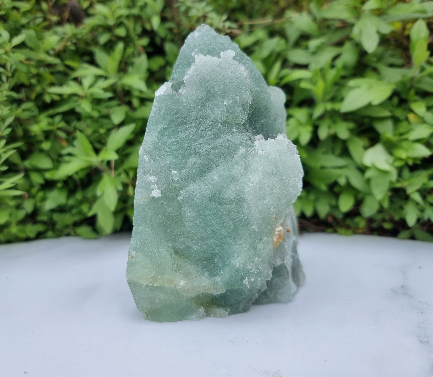 Green Fluorite standing Cluster