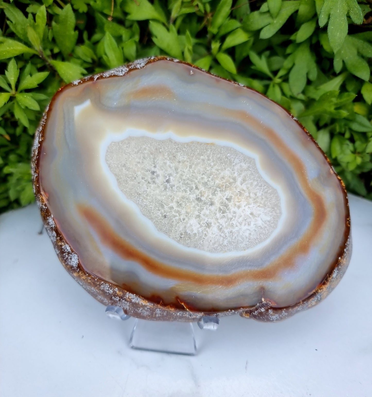 Agate druzy Slab