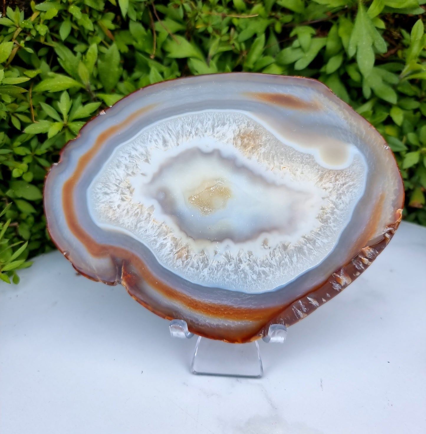 Agate druzy Slab