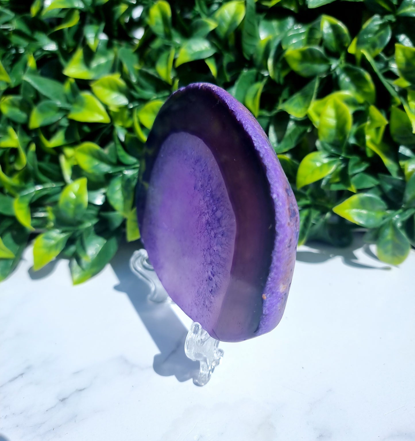 Dyed Purple Agate Slab