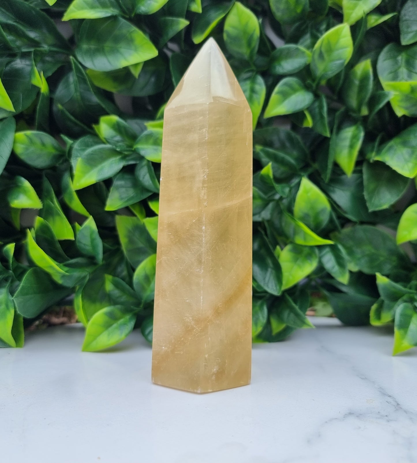 Honey Calcite Tower