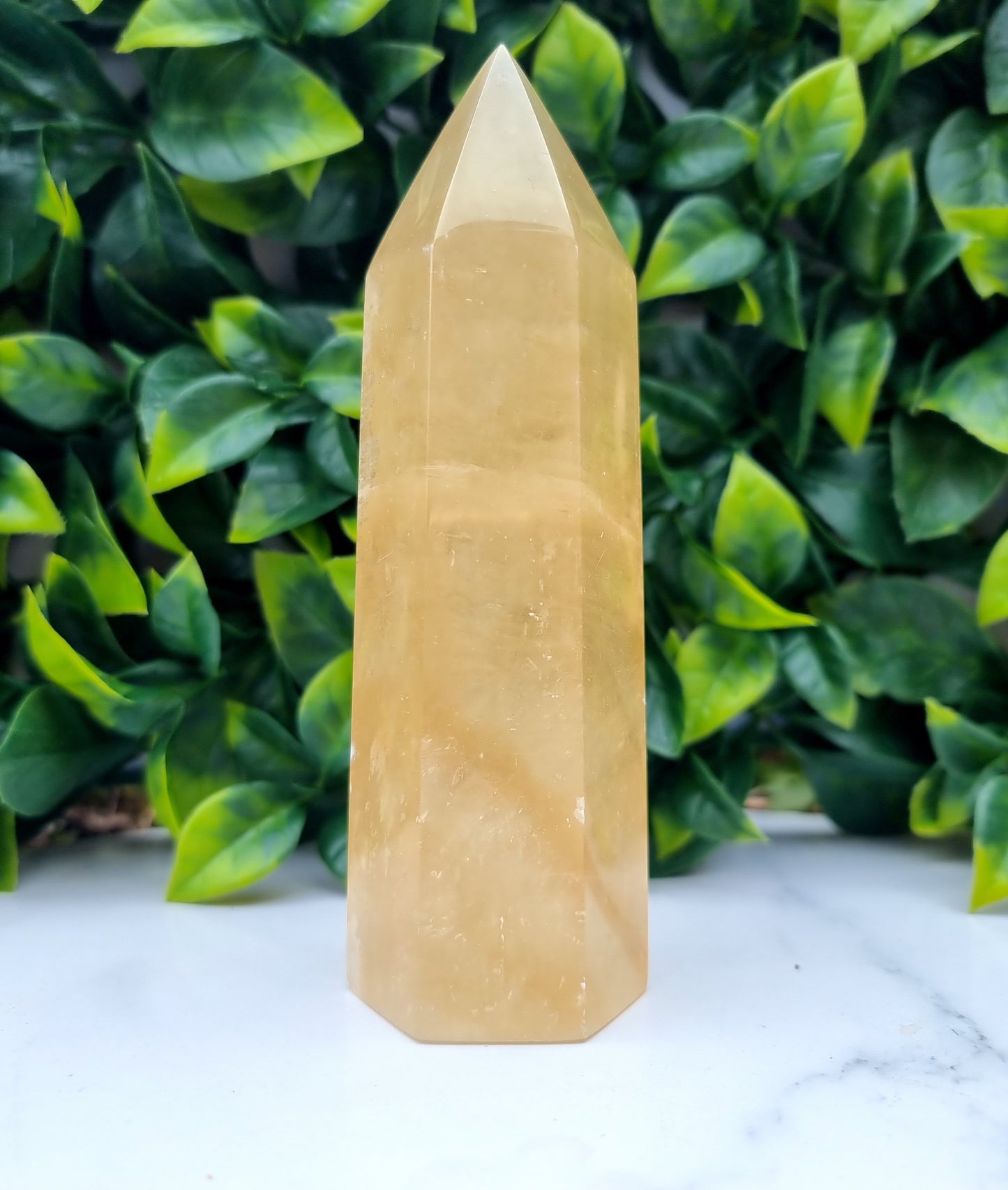 Honey Calcite Tower