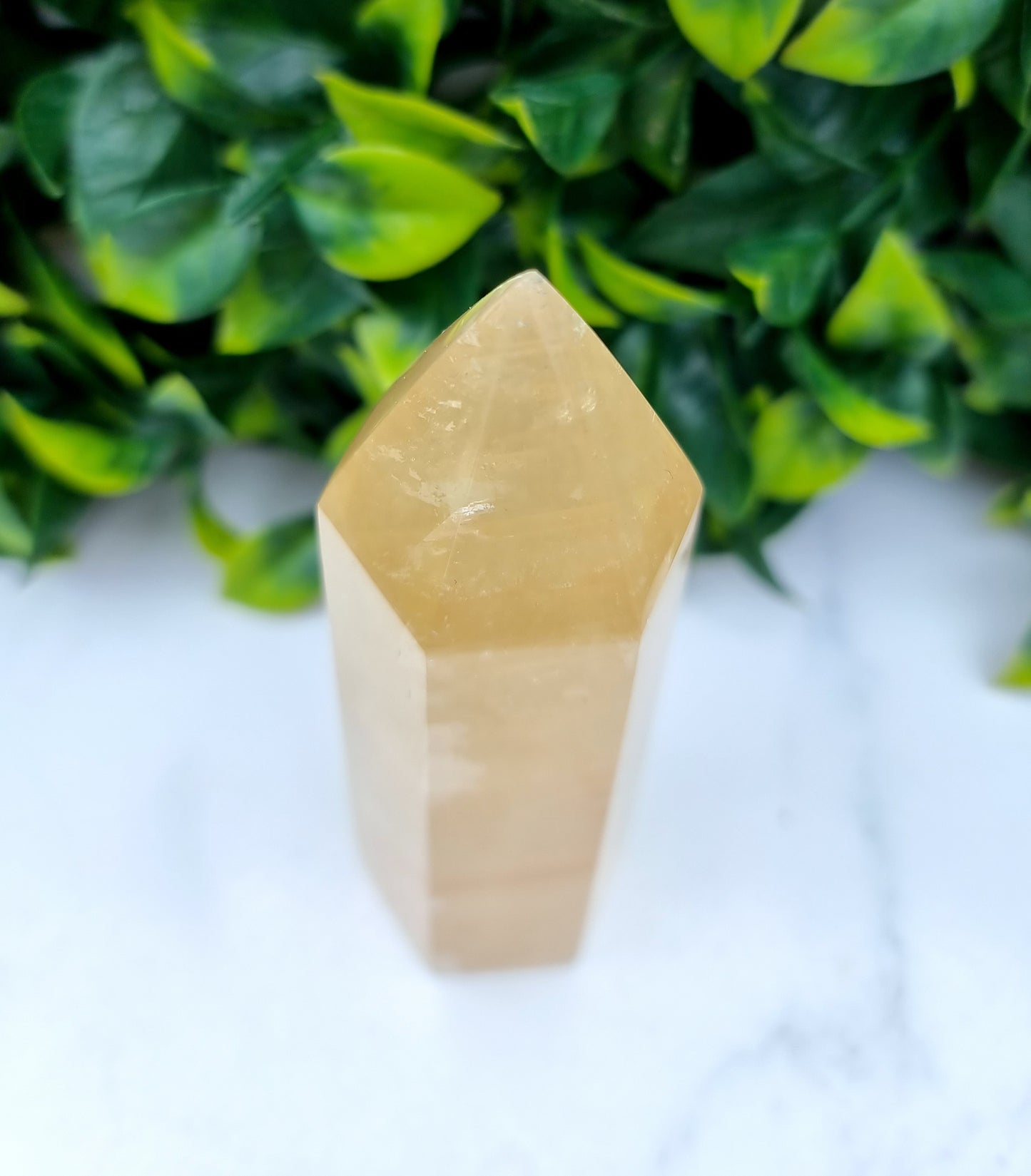 Honey Calcite Tower