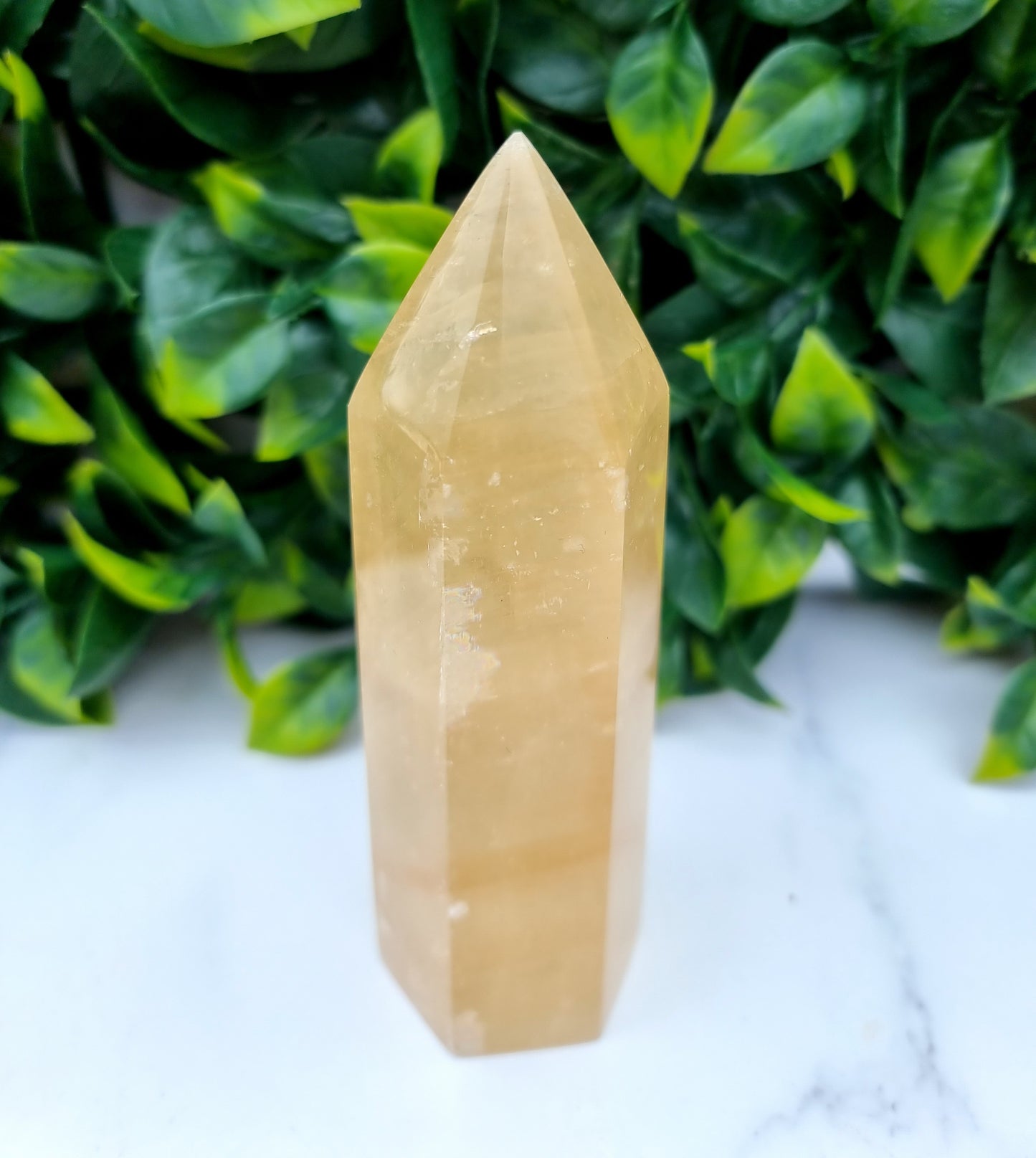 Honey Calcite Tower