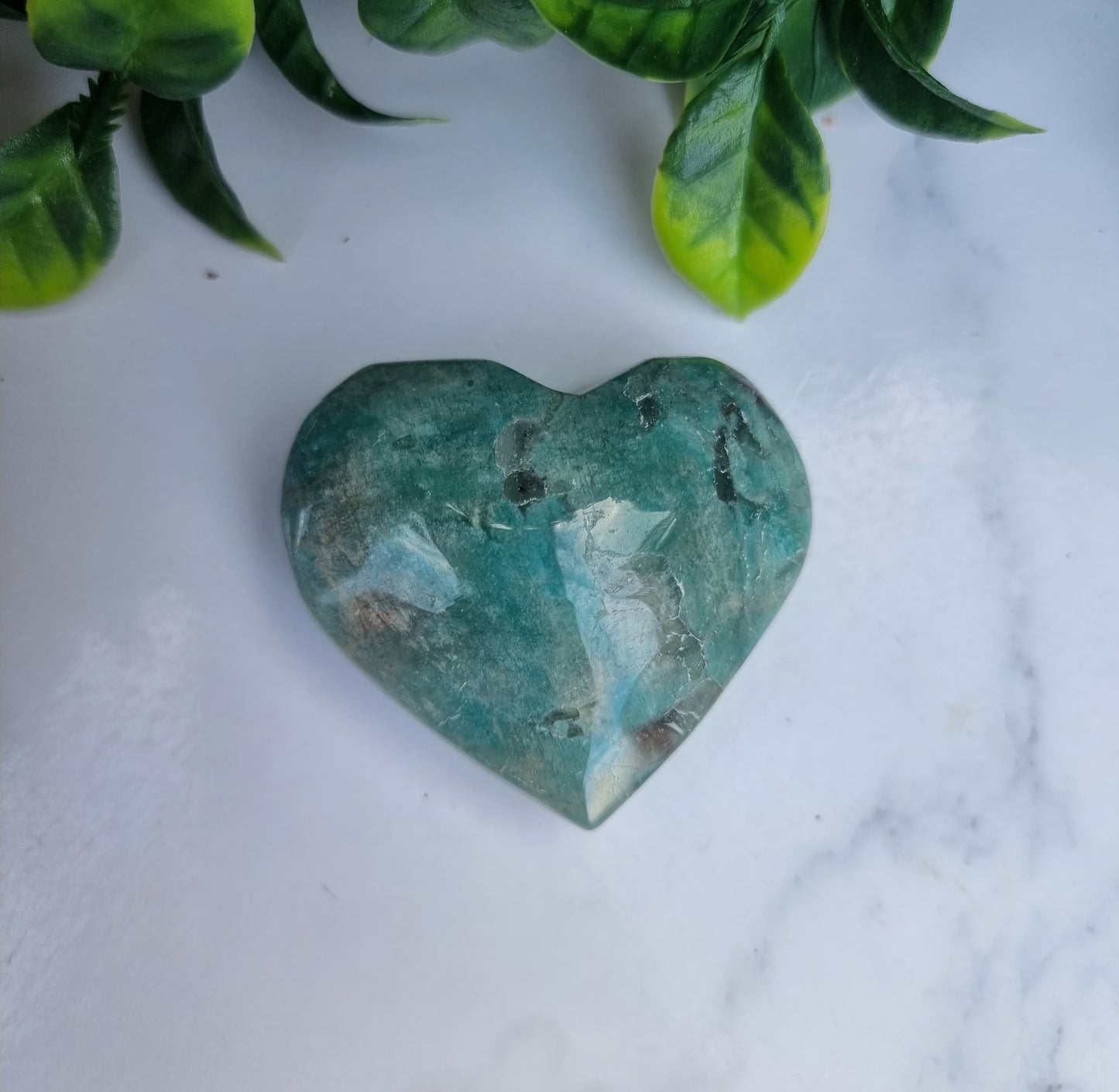 Amazonite Hearts