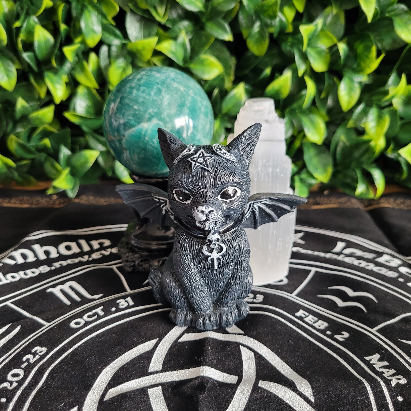 Wicca Cat Ornaments