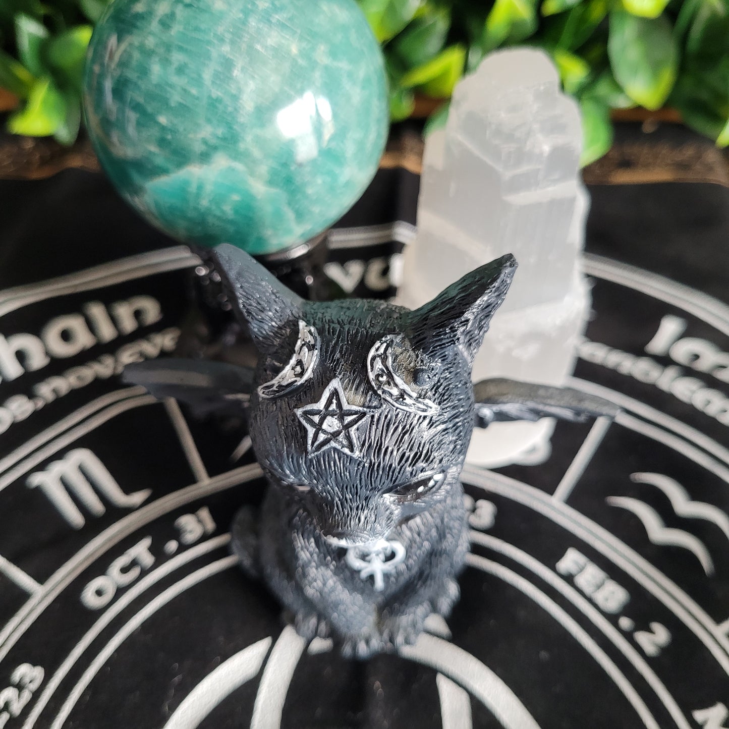 Wicca Cat Ornaments