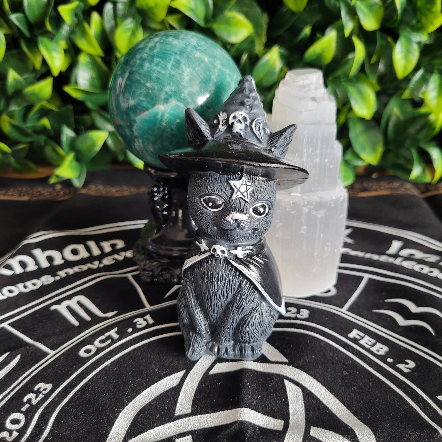 Wicca Cat Ornaments