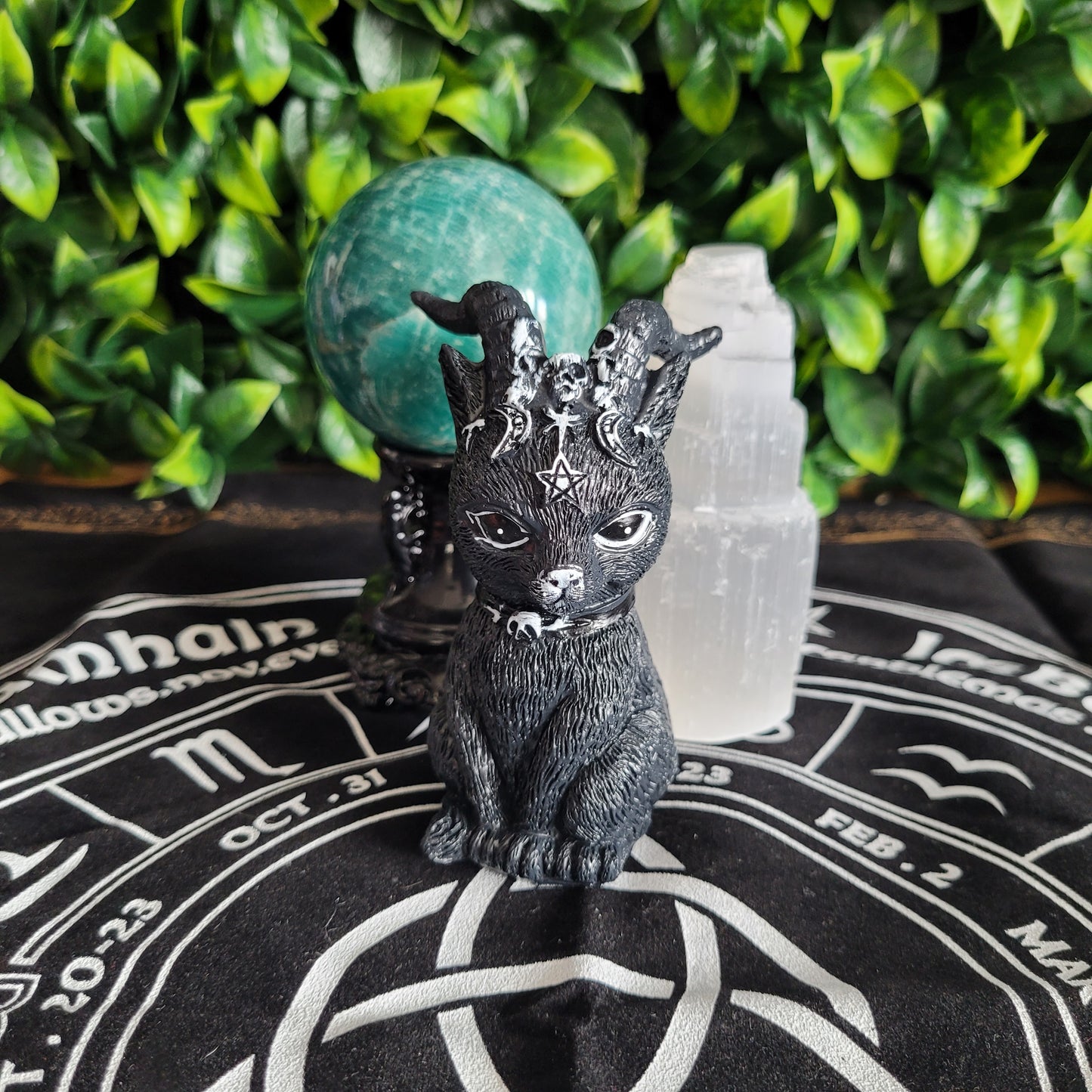 Wicca Cat Ornaments