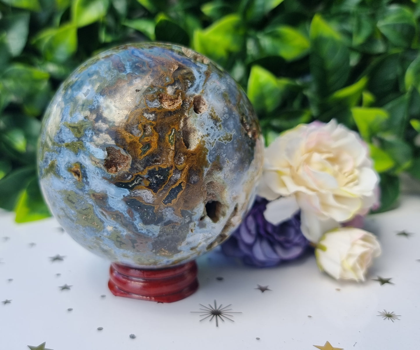 Ocean Jasper Sphere