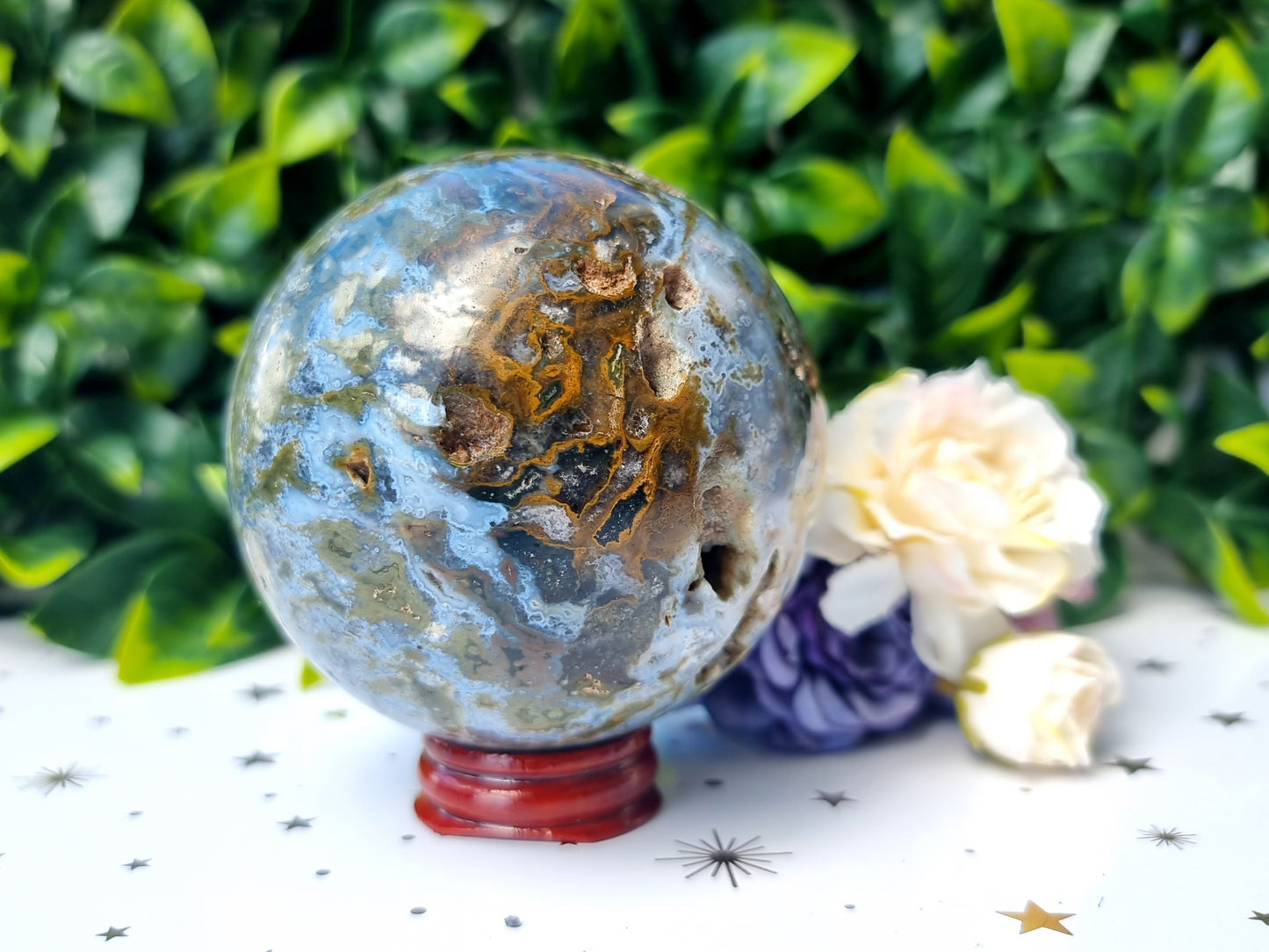 Ocean Jasper Sphere