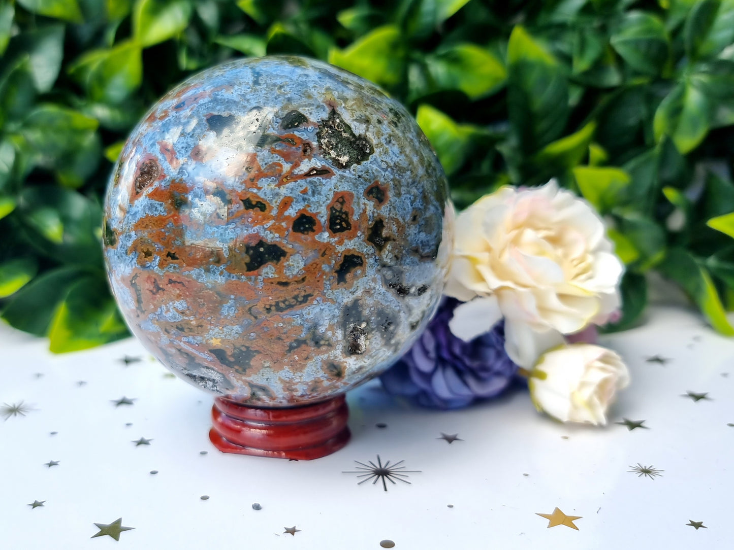 Ocean Jasper Sphere