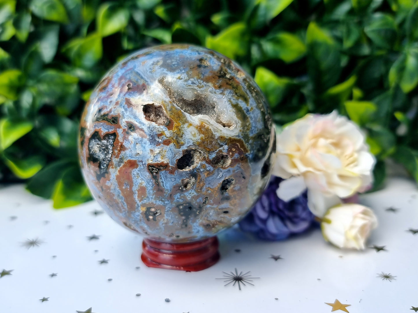 Ocean Jasper Sphere