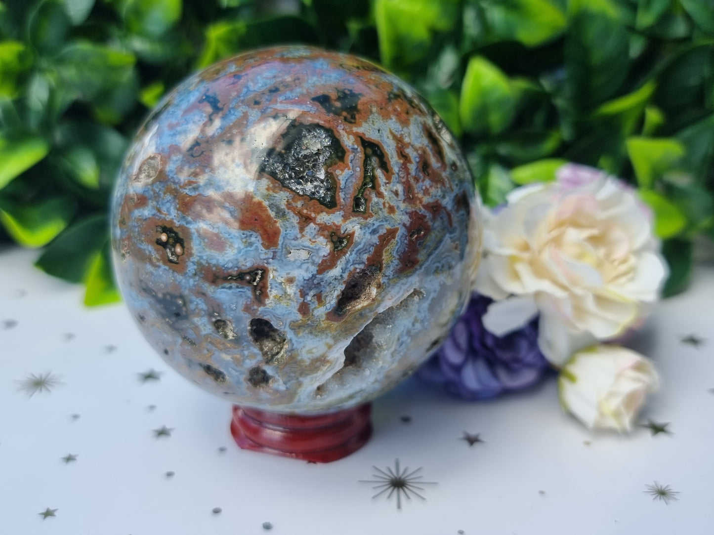 Ocean Jasper Sphere